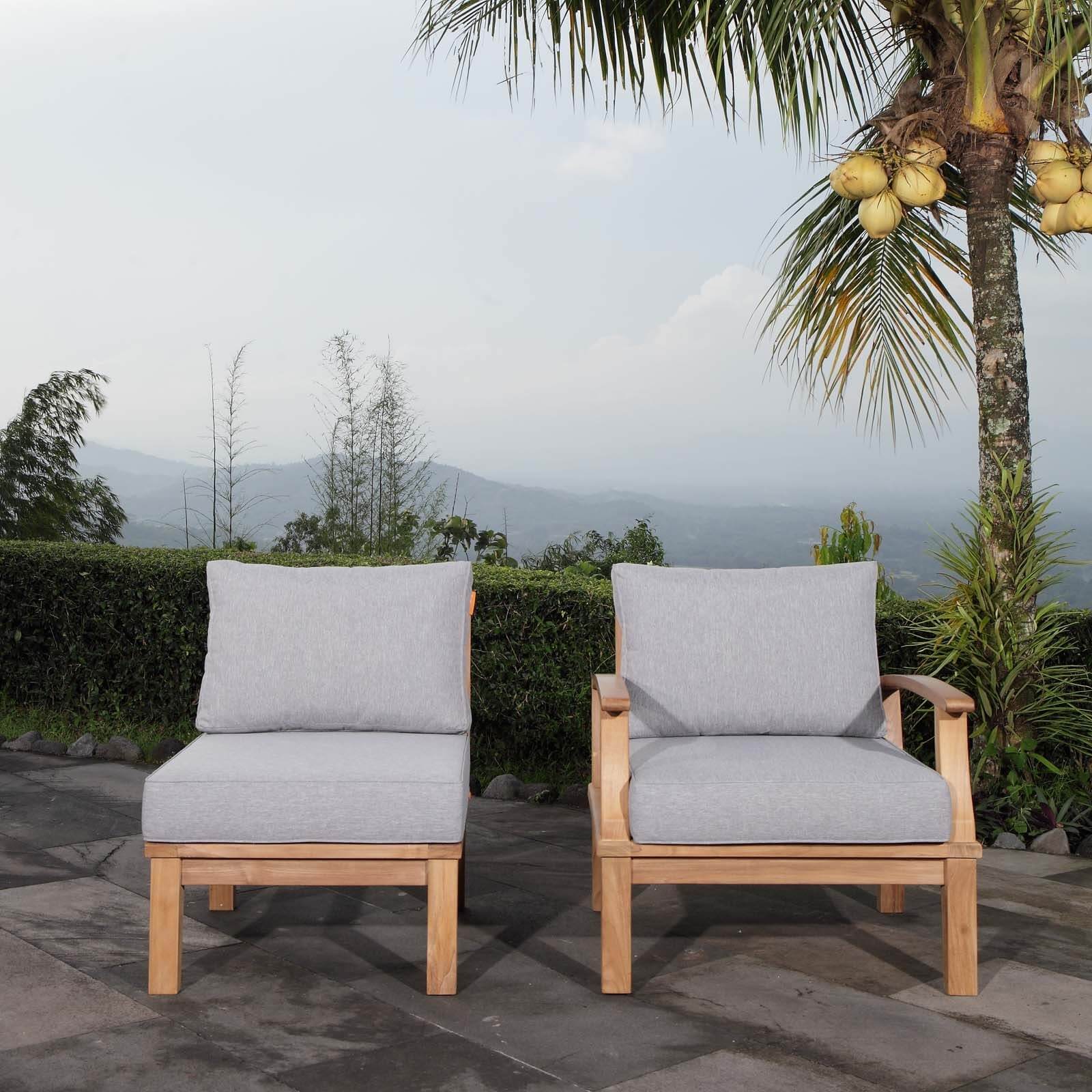 Marina 2-Pc Outdoor Patio Teak Set, Composition 4