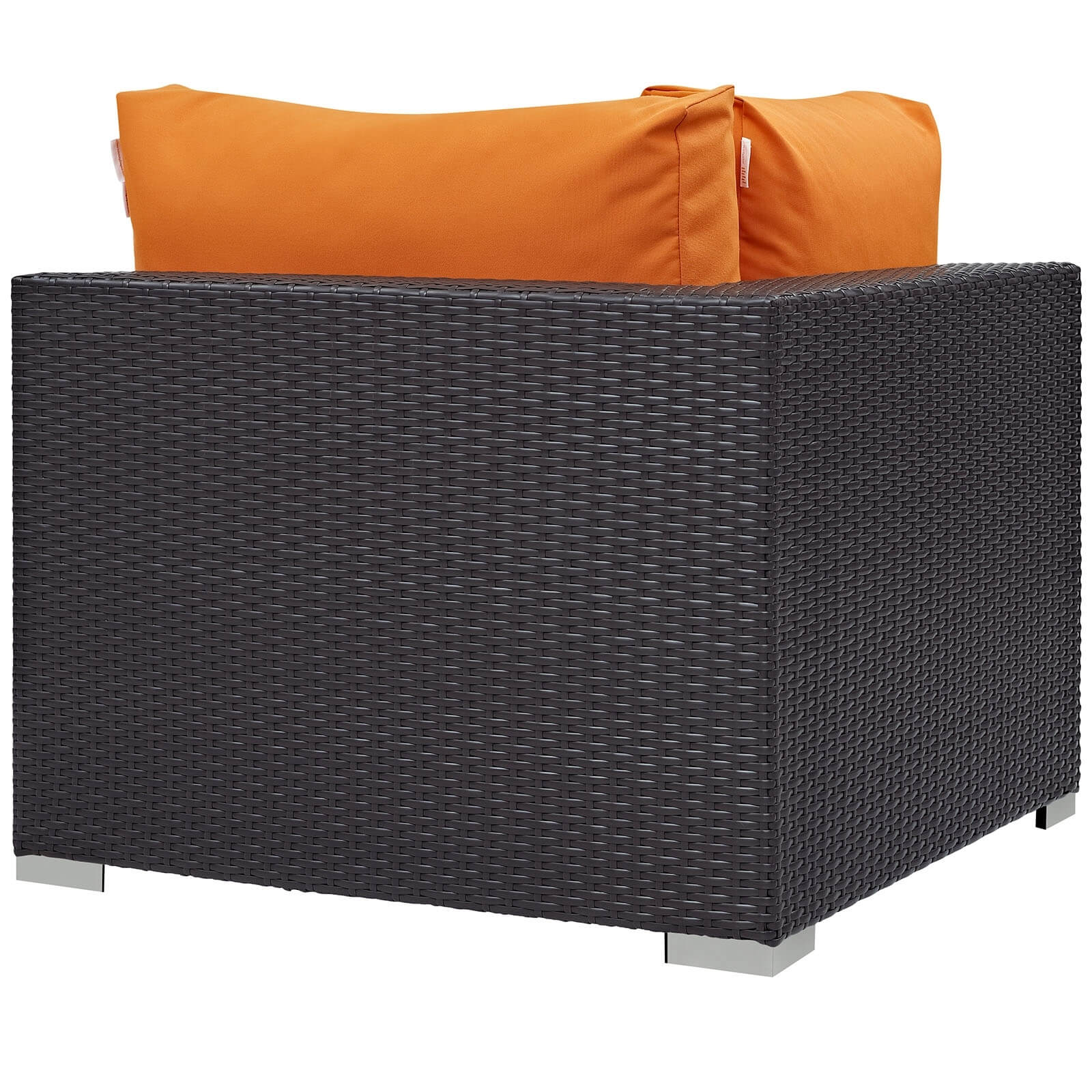Convene Outdoor Patio Synthetic Rattan Weave Corner
