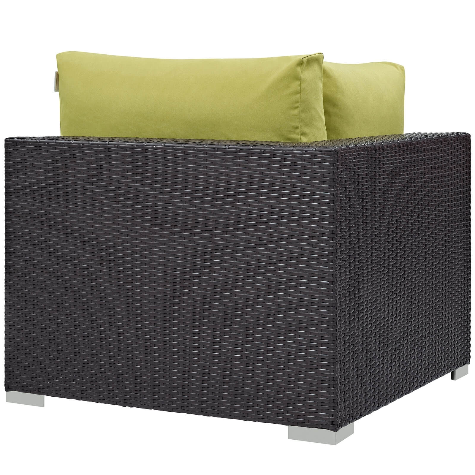 Convene Outdoor Patio Synthetic Rattan Weave Corner