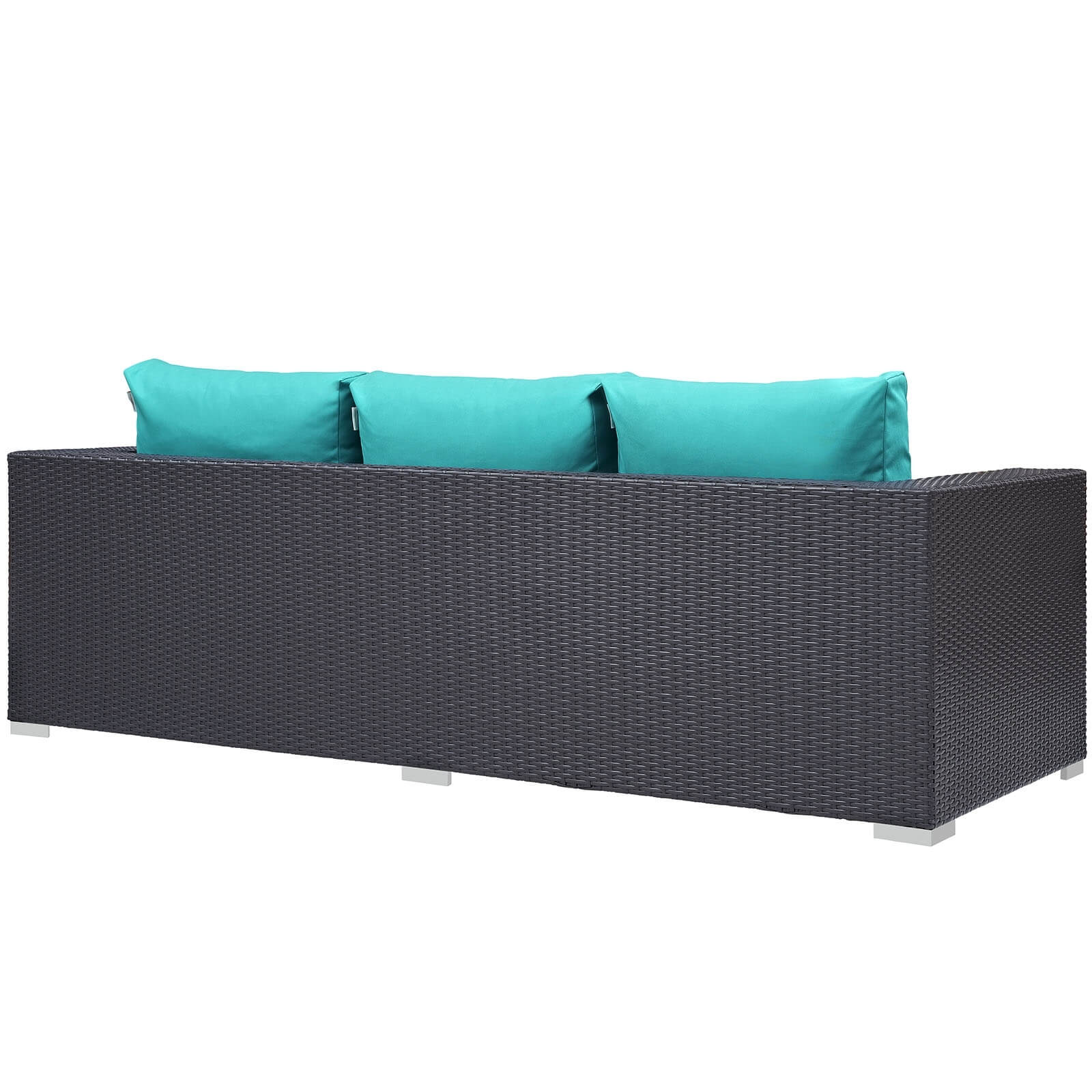 Convene Outdoor Patio Synthetic Rattan Weave Sofa