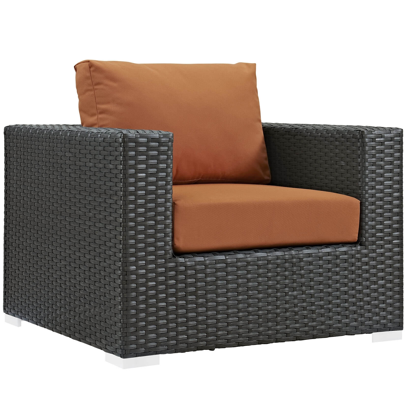 Sojourn 8-Pc Sunbrella/Synthetic Rattan Weave Outdoor Patio Sectional Set