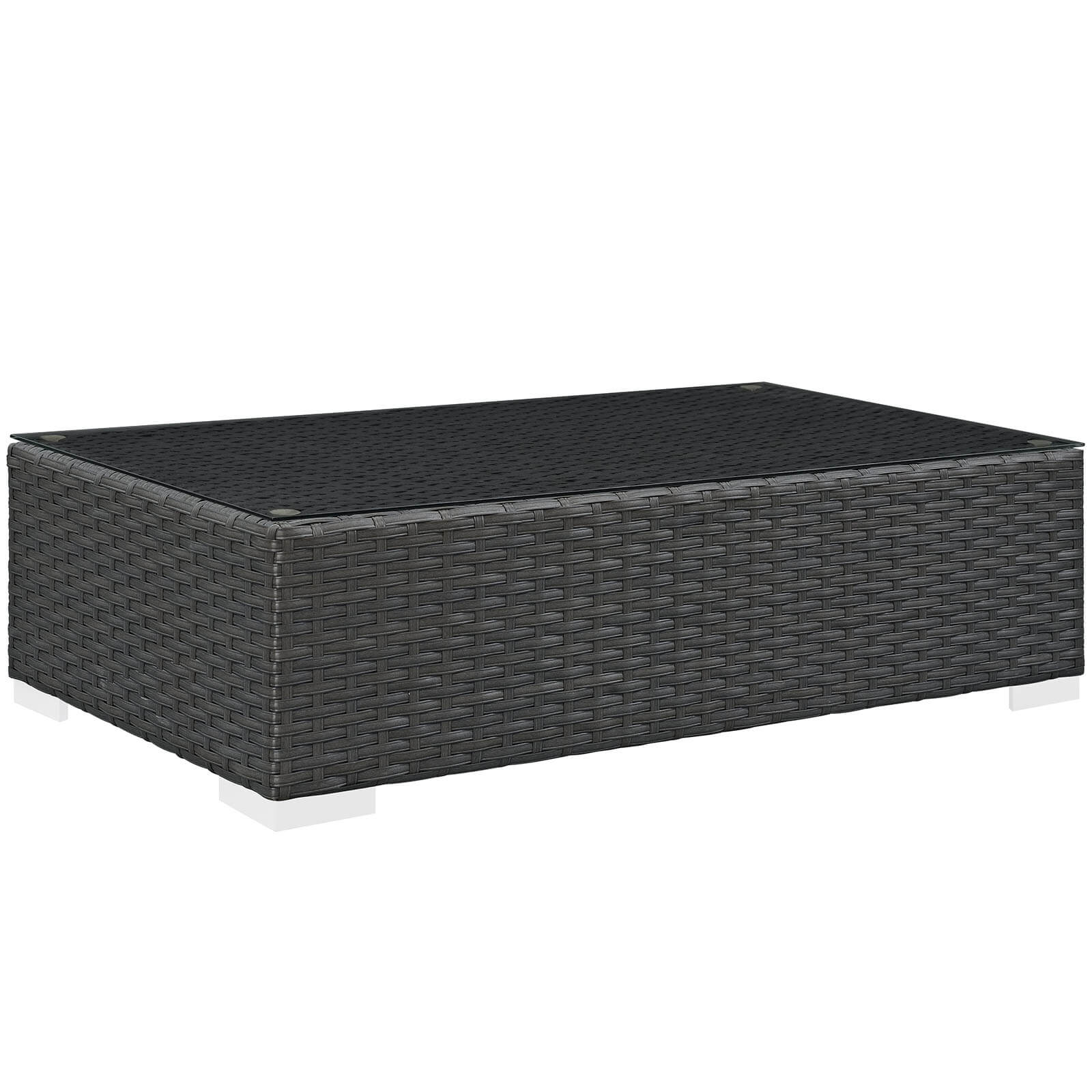 Sojourn 7-Pc Outdoor Patio Sunbrella/Synthetic Rattan Weave Sectional Set, Composition 2