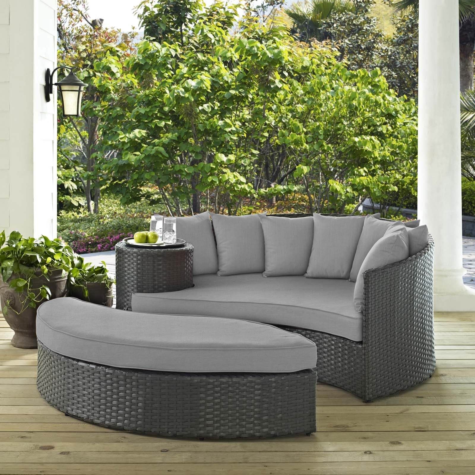 Sojourn Outdoor Patio Sunbrella Daybed