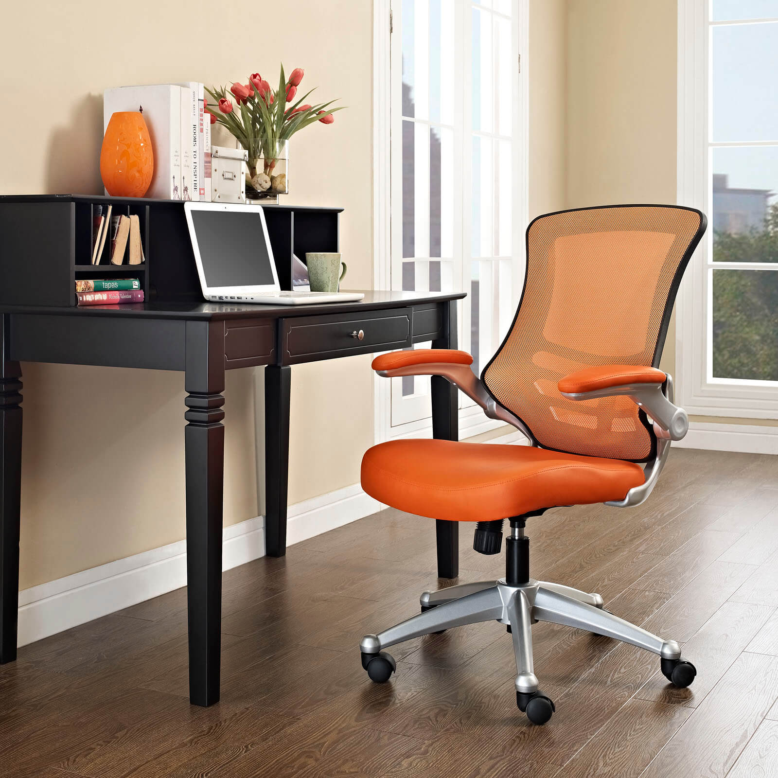 Attainment Office Chair, Orange by Modway Furniture