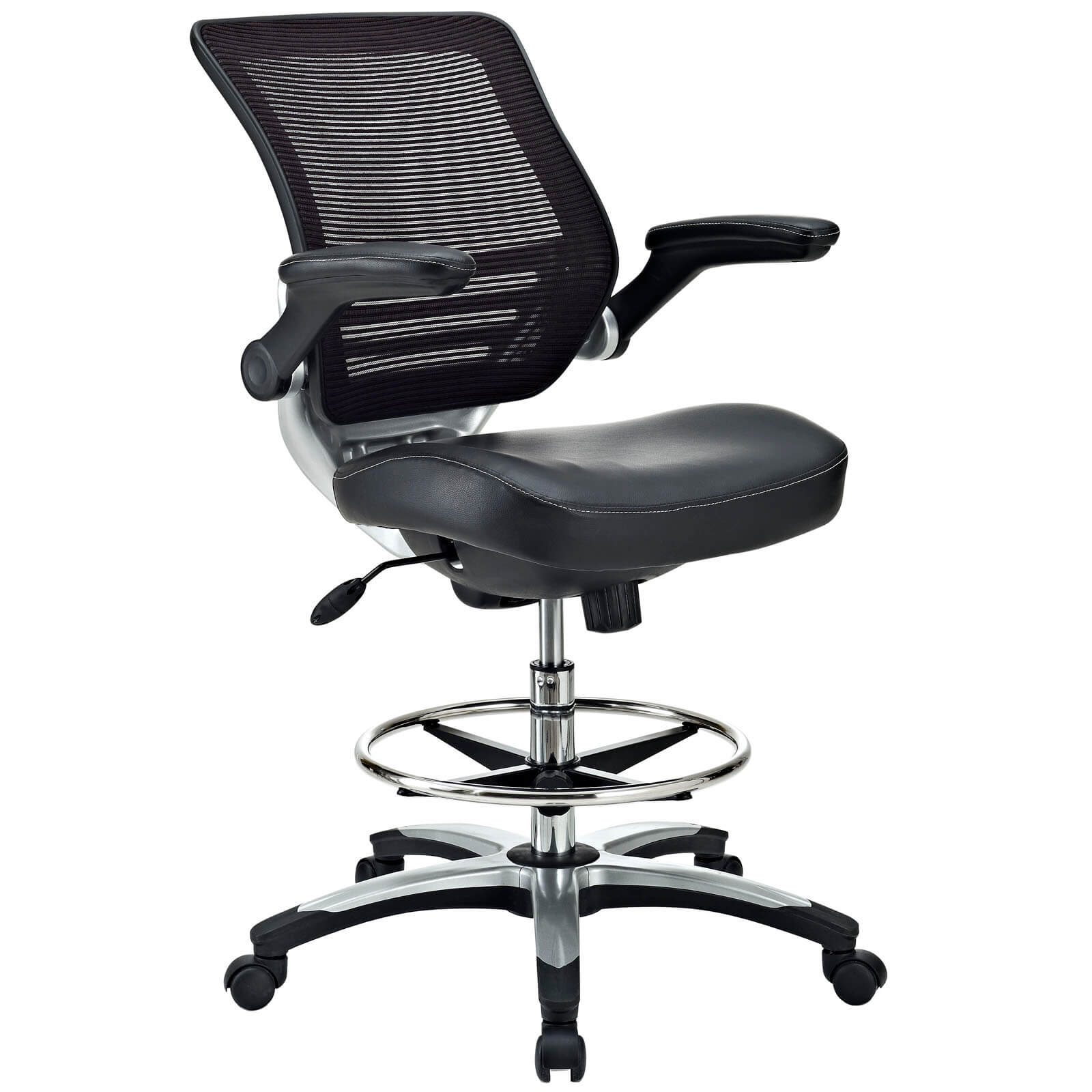 Edge Drafting Chair, Black by Modway Furniture