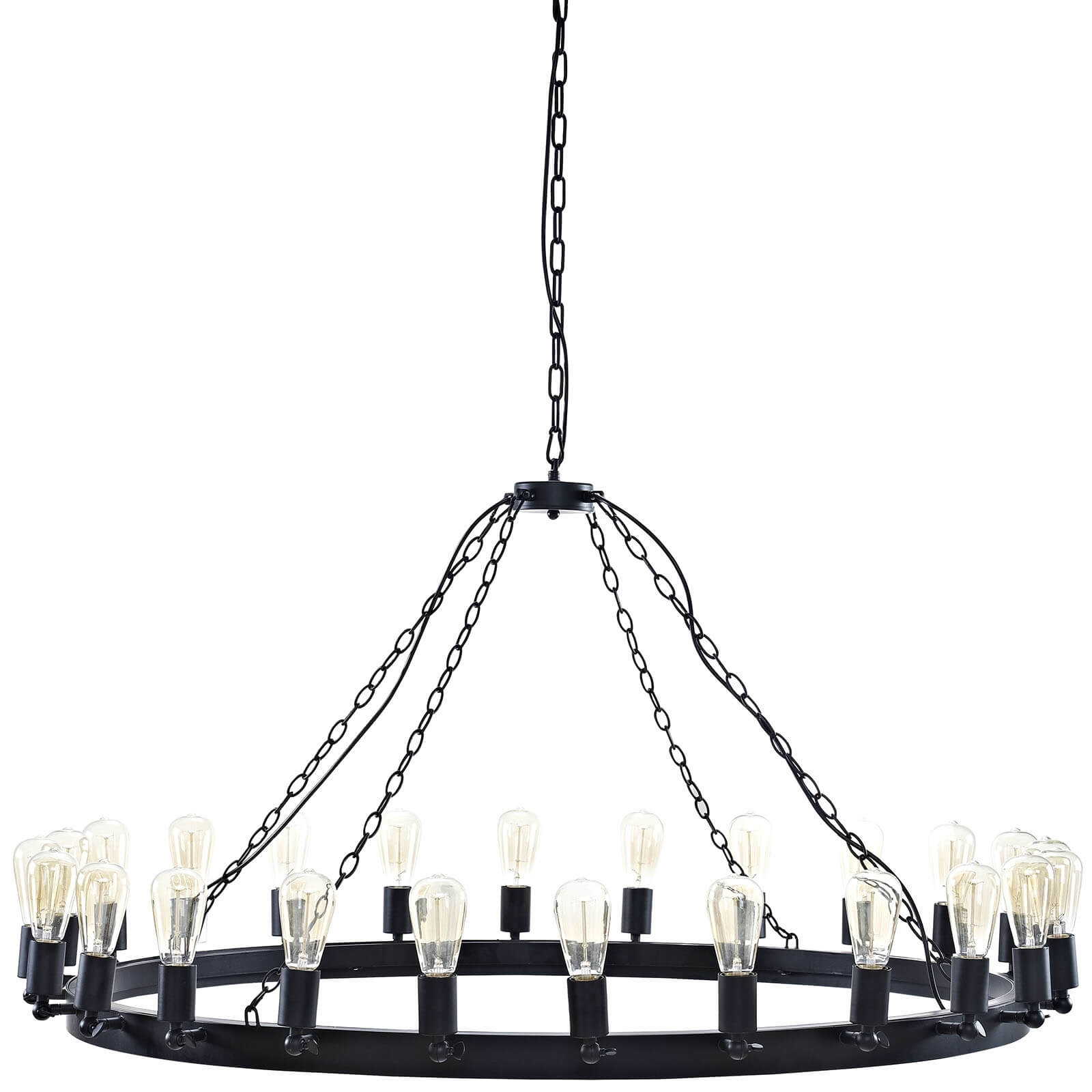 Teleport 52" Steel Chandelier