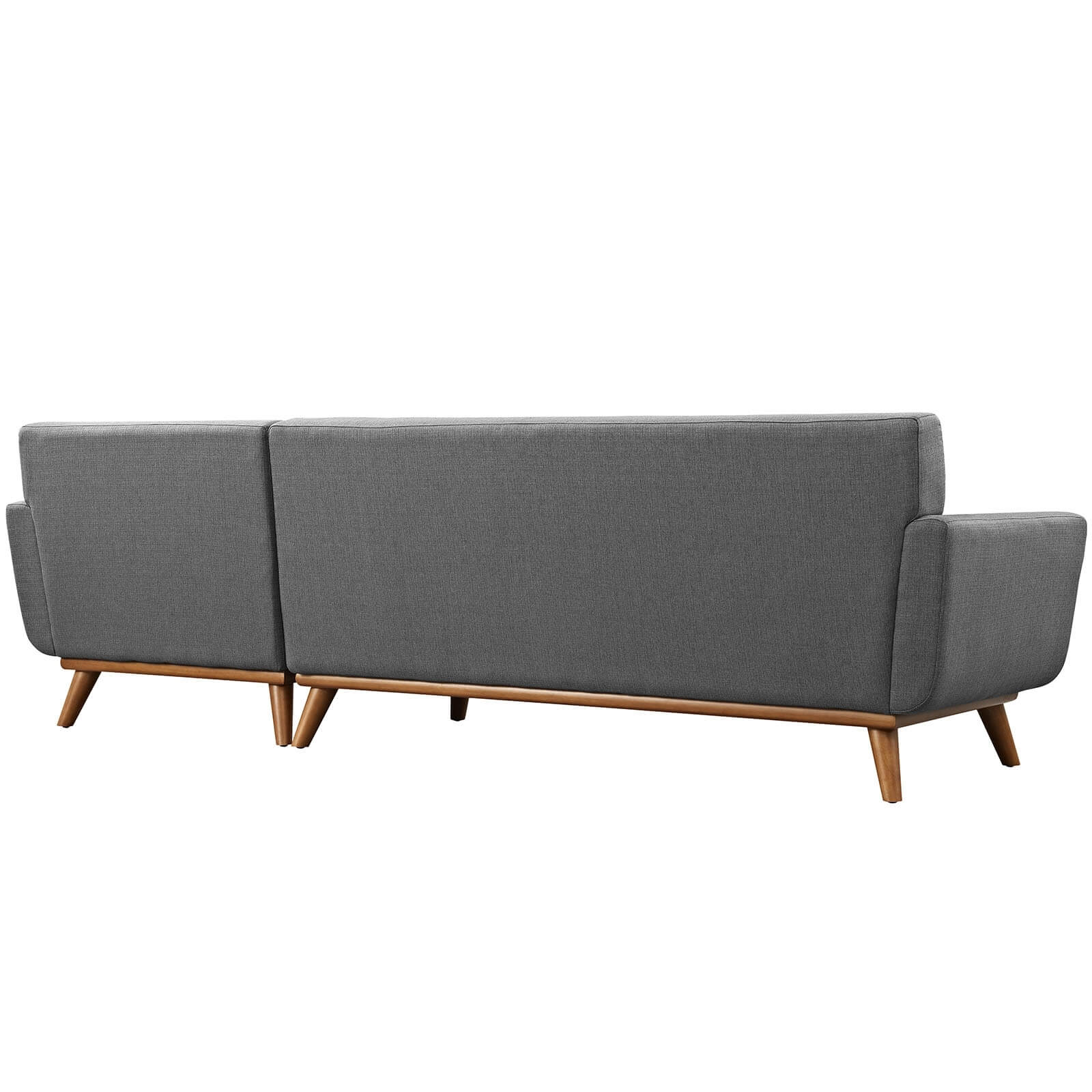 Engage Tufted Fabric Right-Facing Sectional Sofa