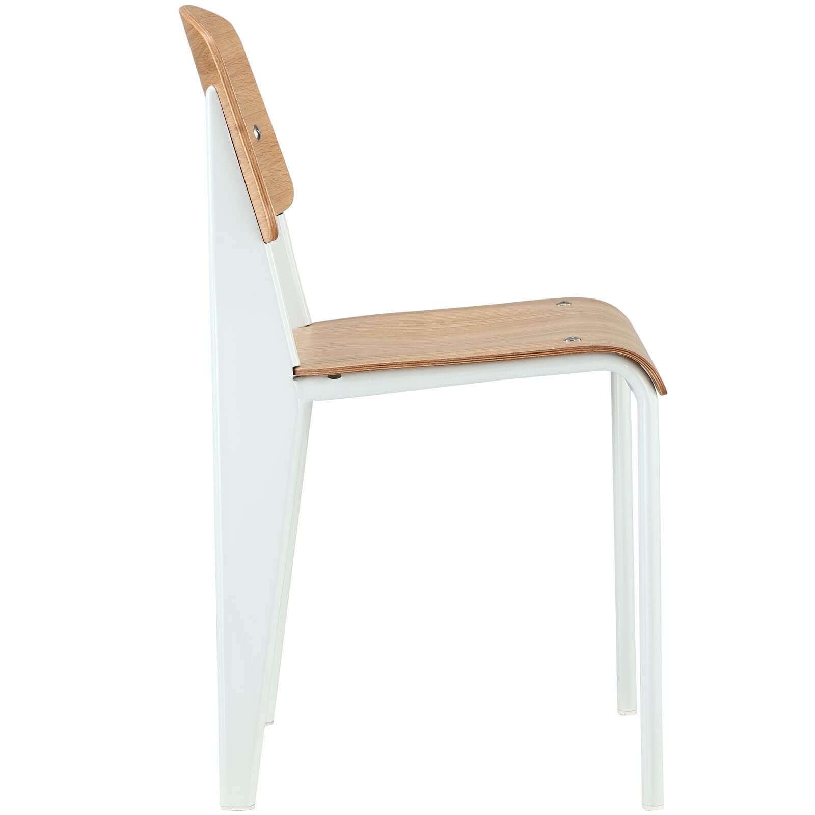 Cabin Dining Side Chair, Natural + White by Modway Furniture