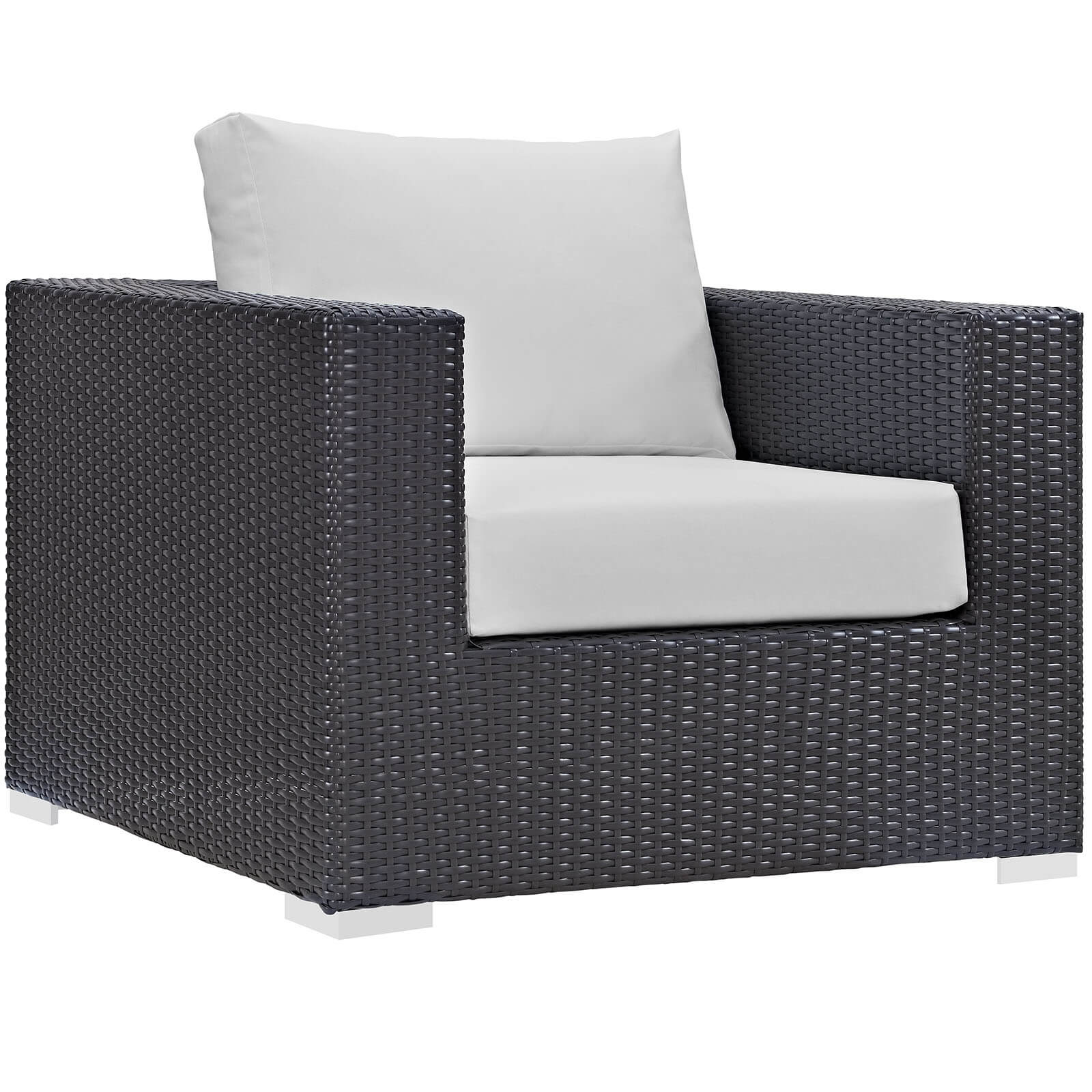 Convene 5-Pc Synthetic Rattan Weave Outdoor Patio Sofa Set