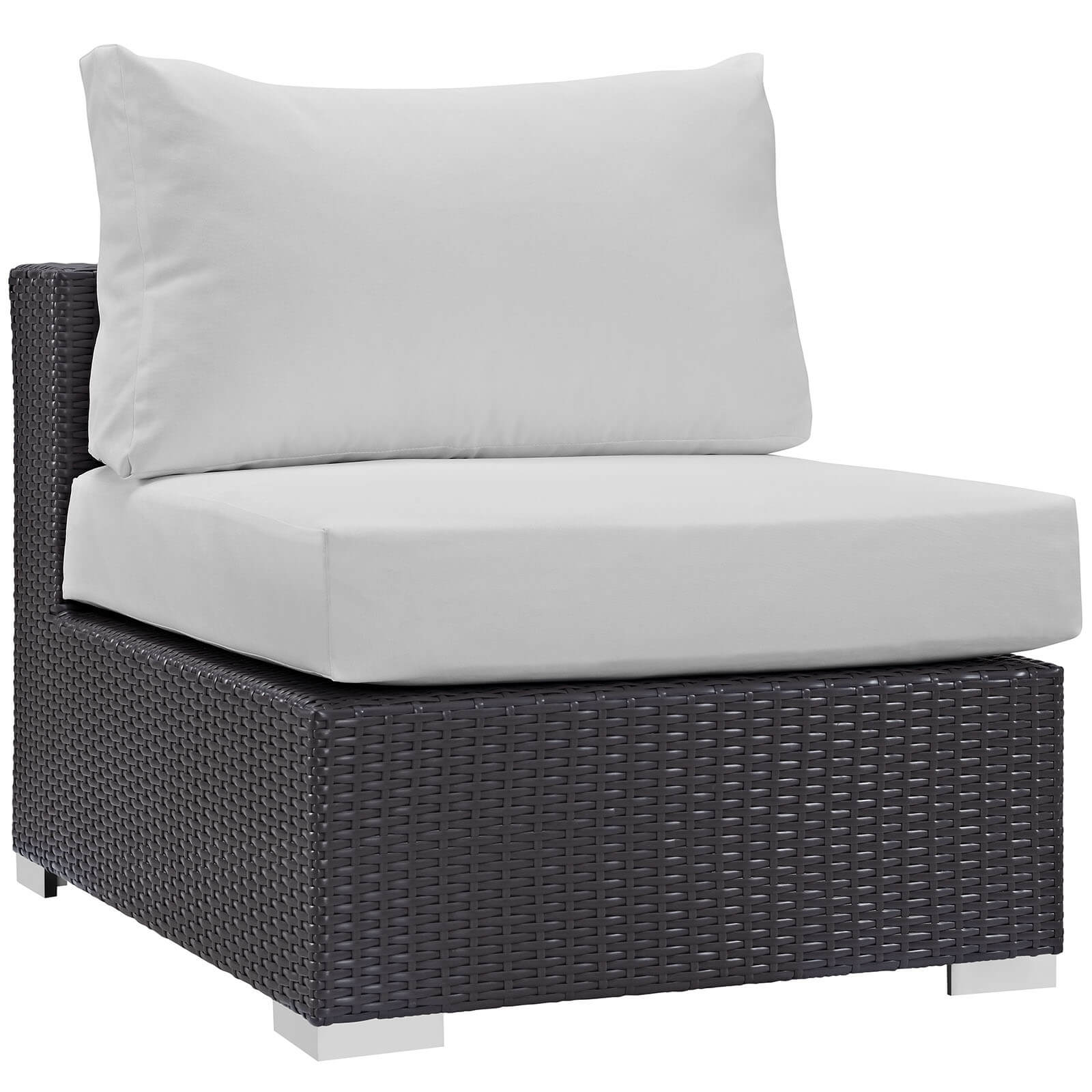 Convene 5-Pc Synthetic Rattan Weave Outdoor Patio Sectional Set, Composition 1