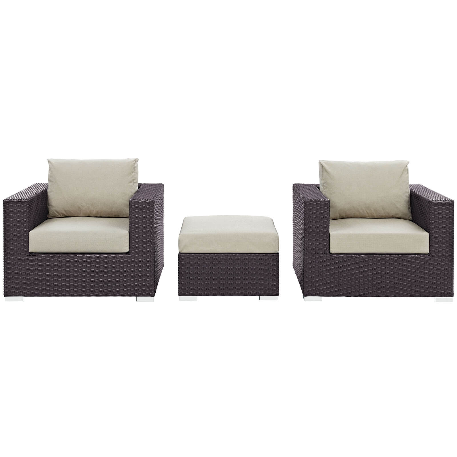 Modway Convene Wicker Rattan Outdoor Patio Arm