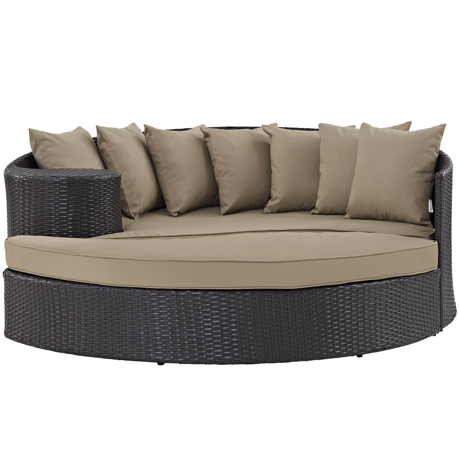 Convene Outdoor Patio Synthetic Rattan Weave Wicker Daybed