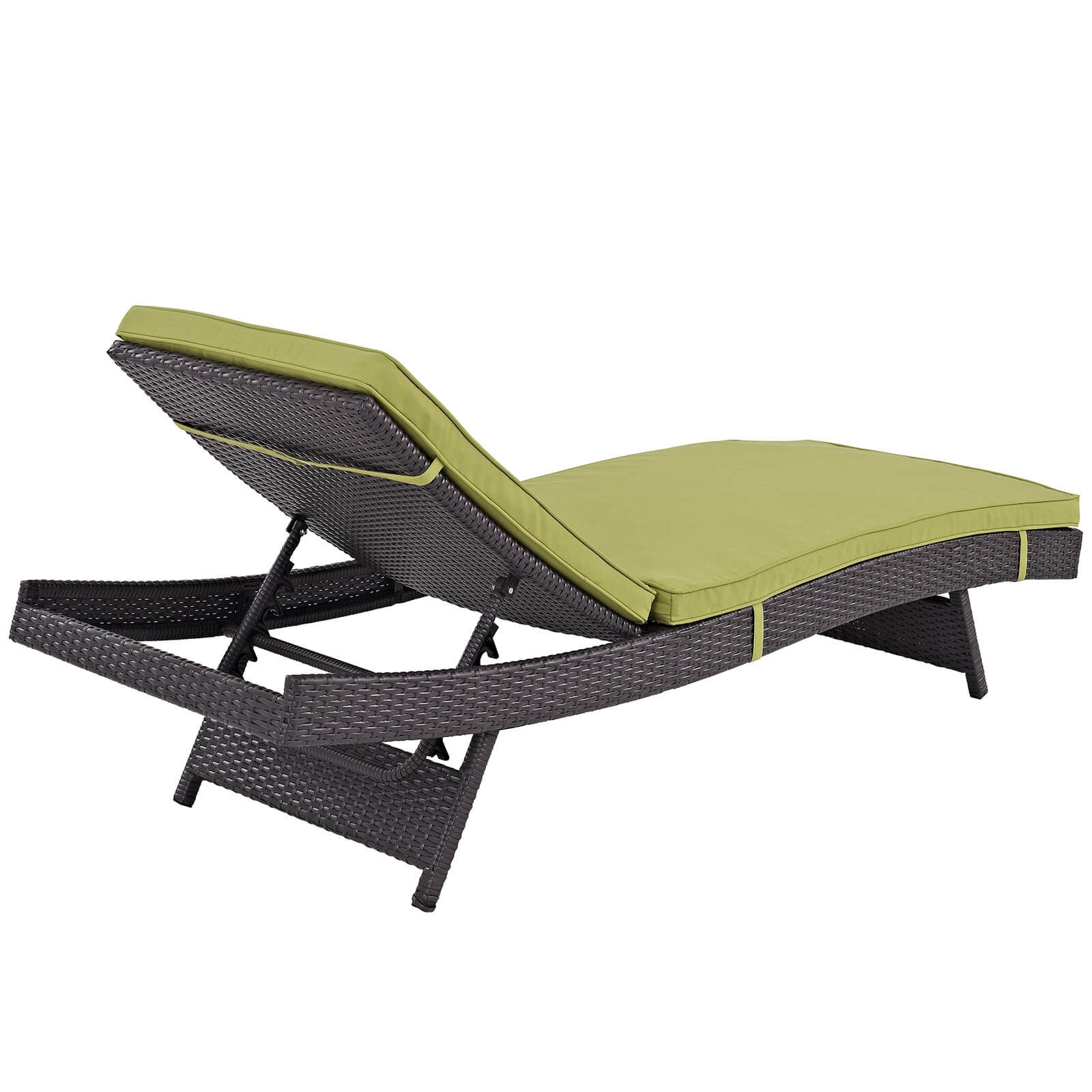 Convene Synthetic Rattan Weave Outdoor Patio Chaise