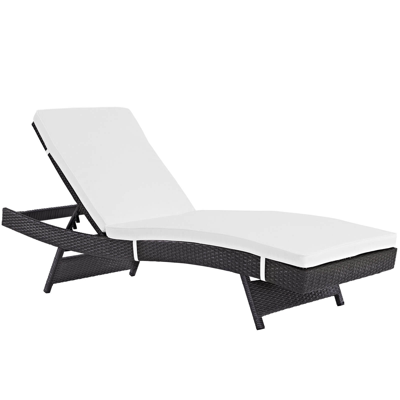 Convene Synthetic Rattan Weave Outdoor Patio Chaise