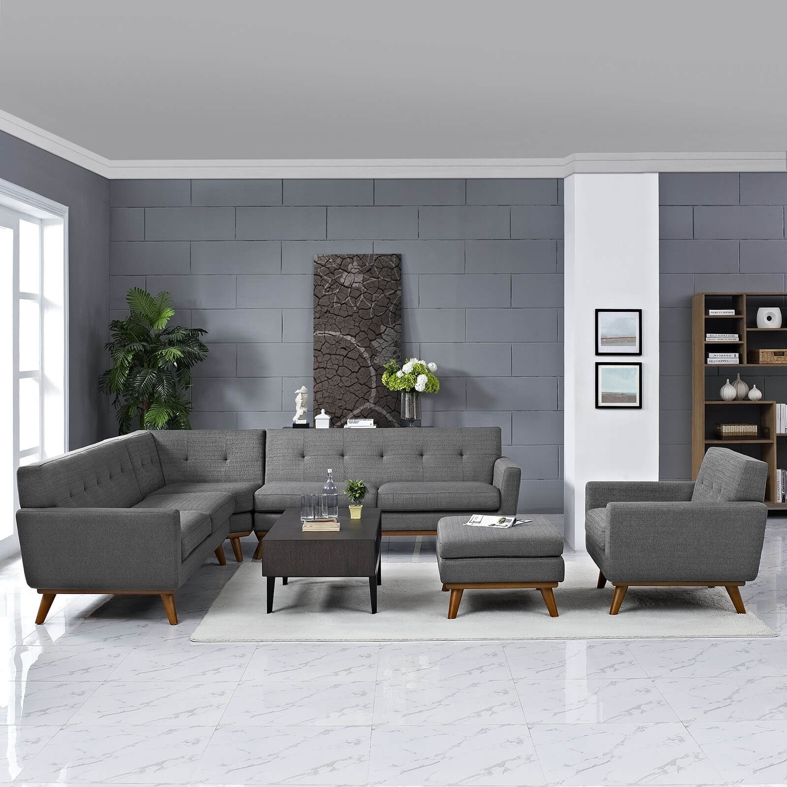 Engage 5-Pc Sectional Sofa Set