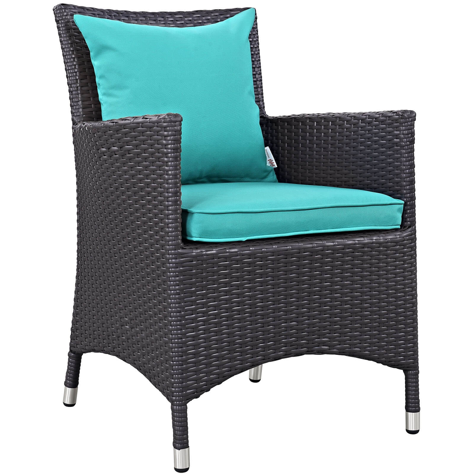 Convene 2-Pc Synthetic Rattan Weave Outdoor Patio Dining Set