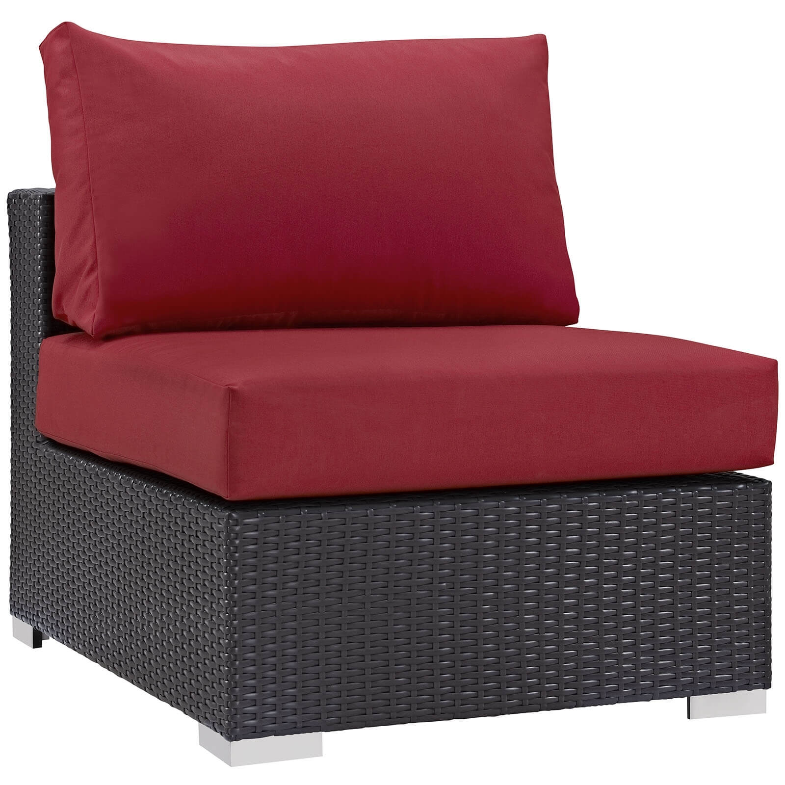 Convene 7-Pc Synthetic Rattan Weave Outdoor Patio Sectional Set, Composition 3