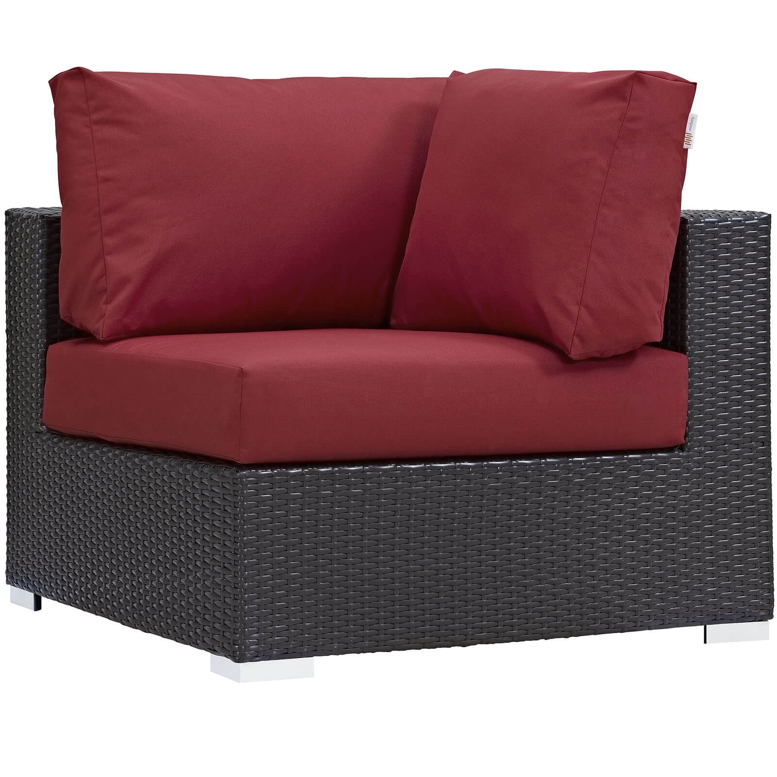 Convene 7-Pc Synthetic Rattan Weave Outdoor Patio Sectional Set, Composition 3