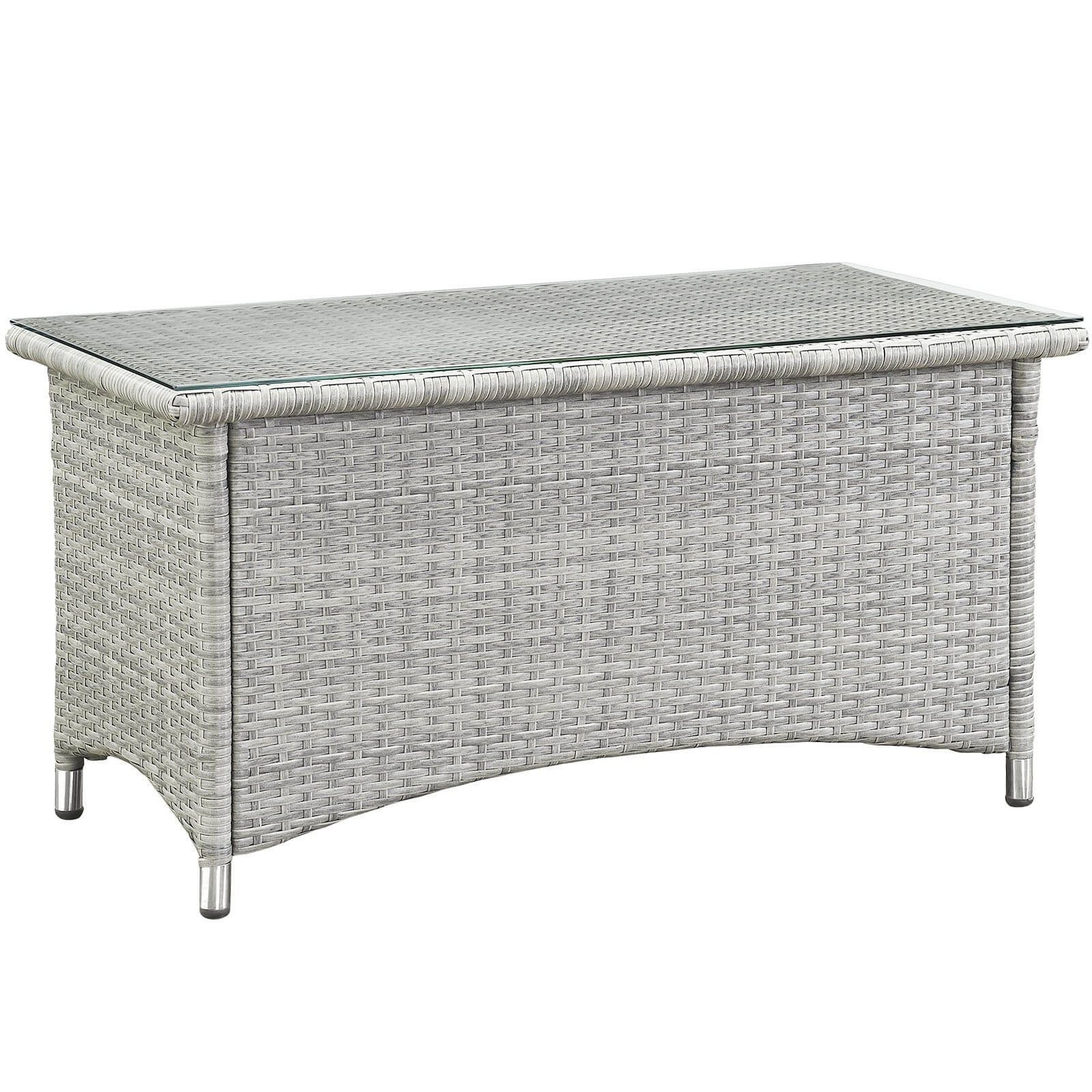 Bridge 4-Pc Synthetic Rattan Weave Outdoor Patio Conversation Set