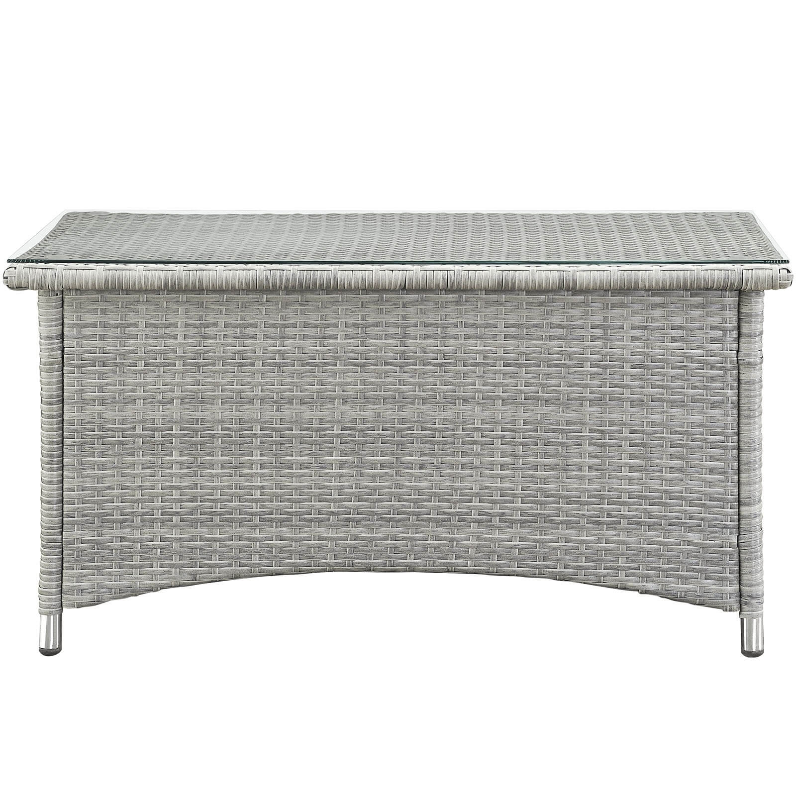 Bridge 4-Pc Synthetic Rattan Weave Outdoor Patio Conversation Set