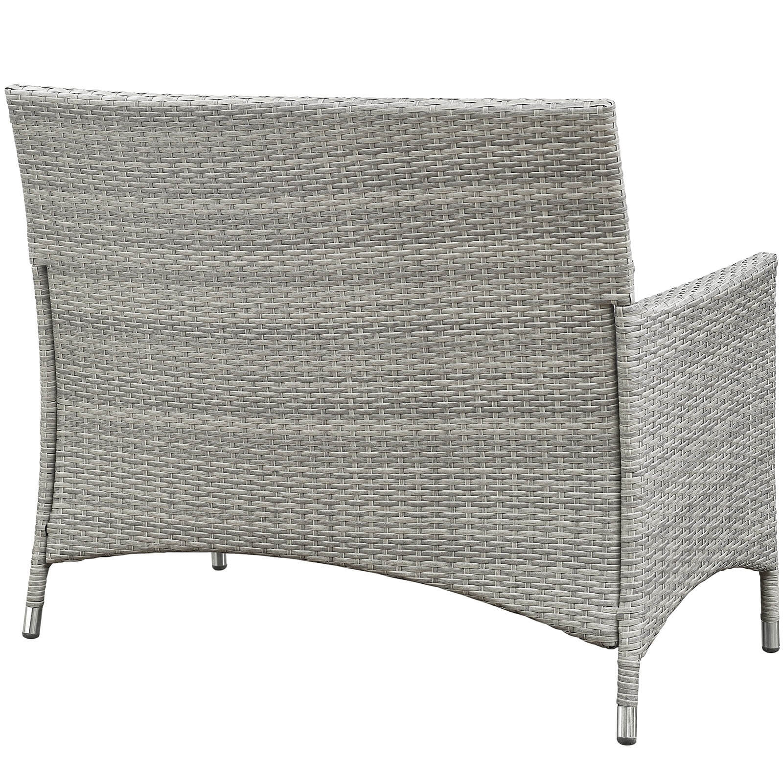 Bridge 4-Pc Synthetic Rattan Weave Outdoor Patio Conversation Set