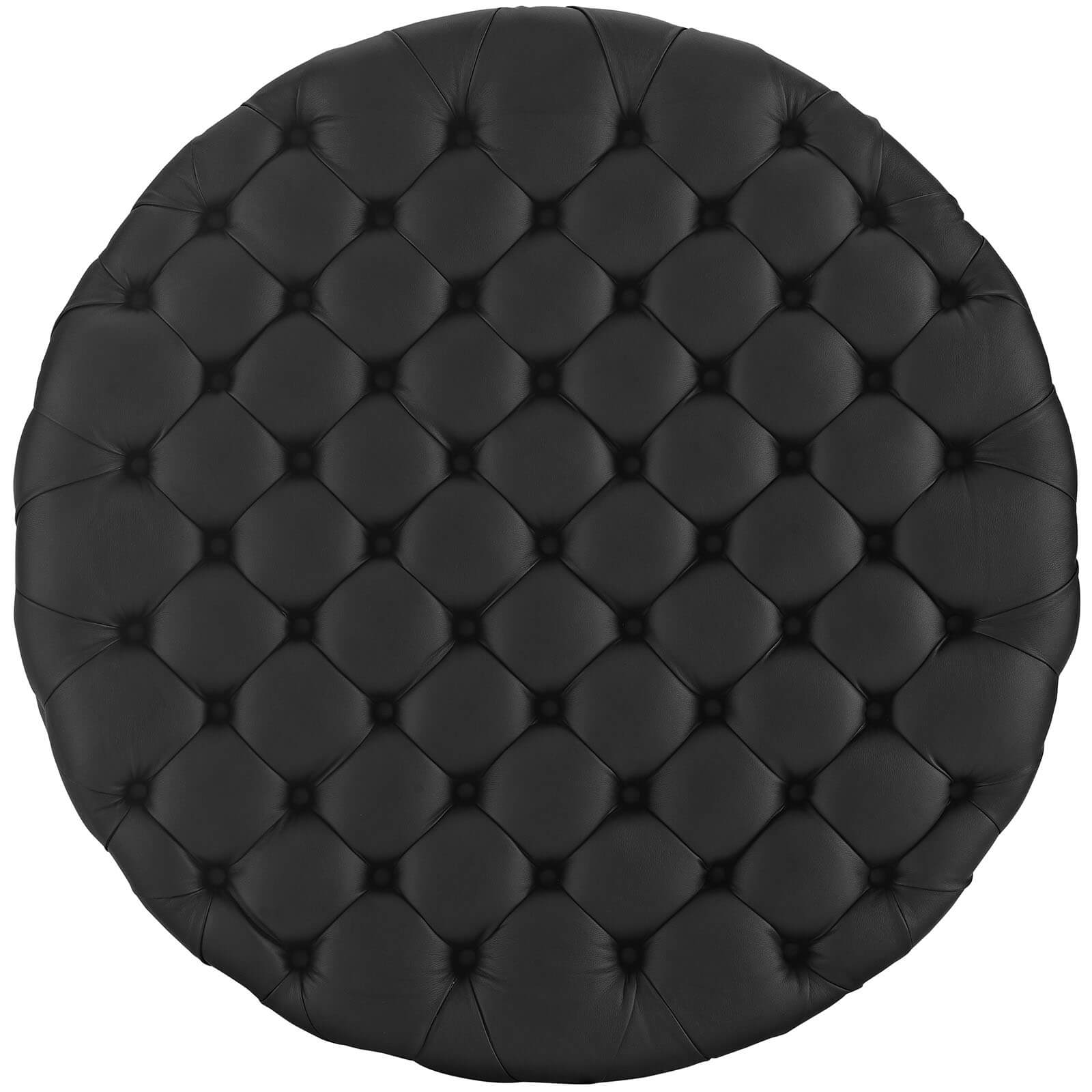 Amour Tufted Vinyl Ottoman