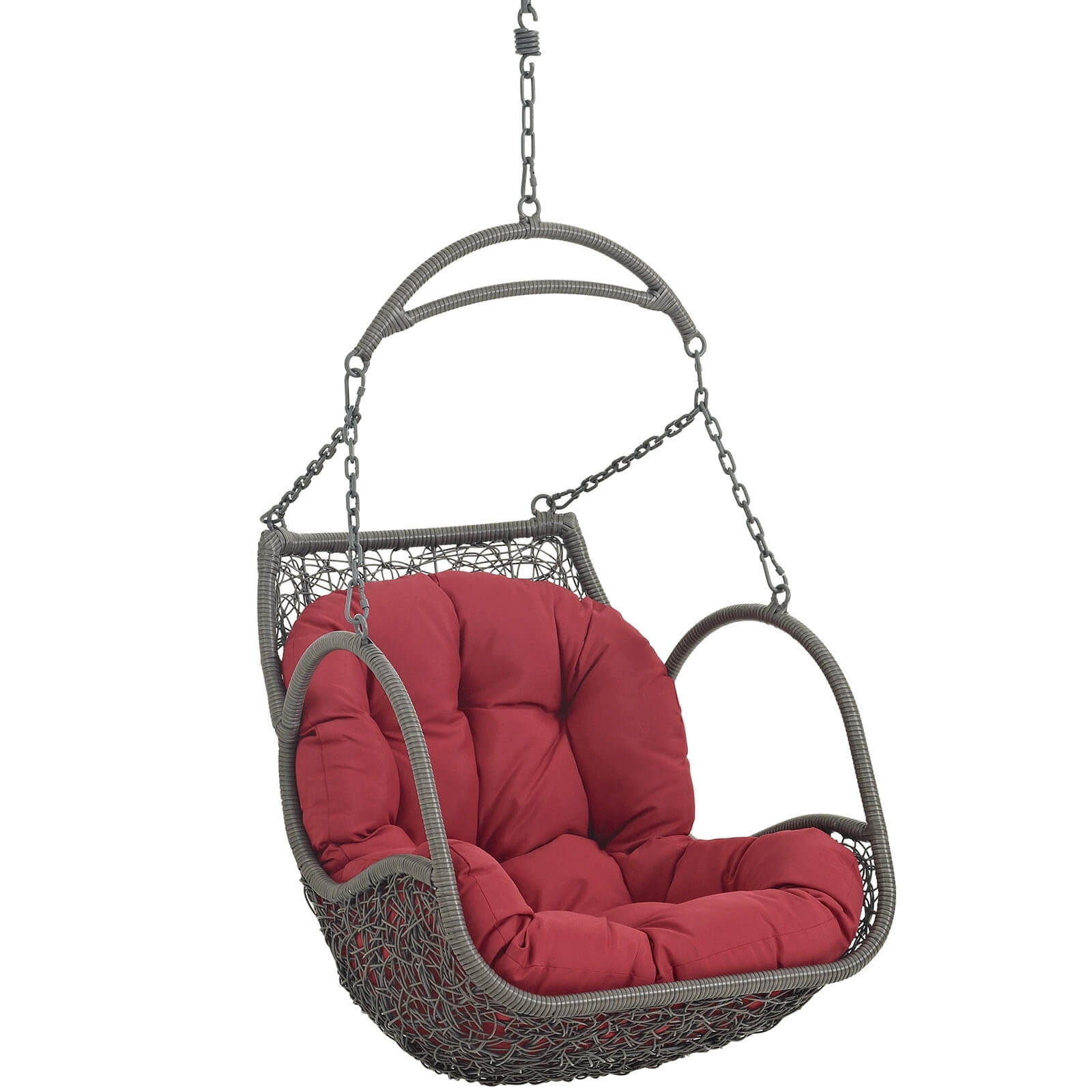 Arbor Outdoor Patio Synthetic Rattan Weave Swing Chair