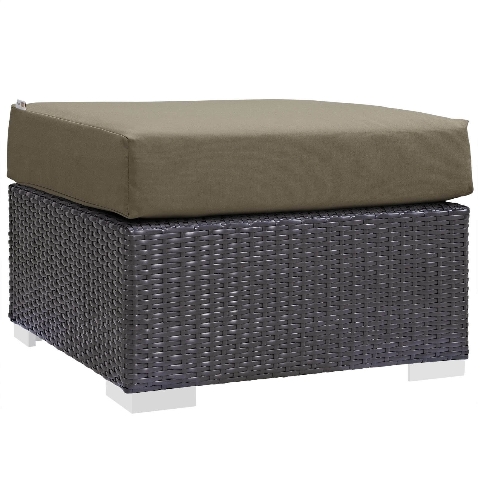 Convene 5-Pc Outdoor Patio Synthetic Rattan Weave Sectional Set, Composition 2