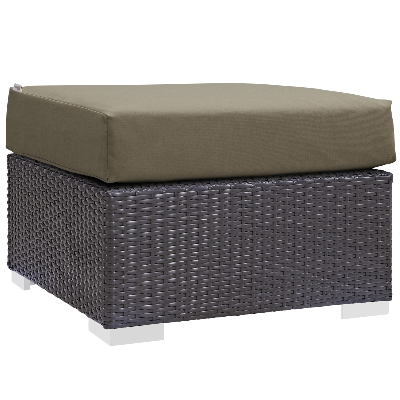 Convene 3-Pc Outdoor Patio Synthetic Rattan Weave Sectional Set