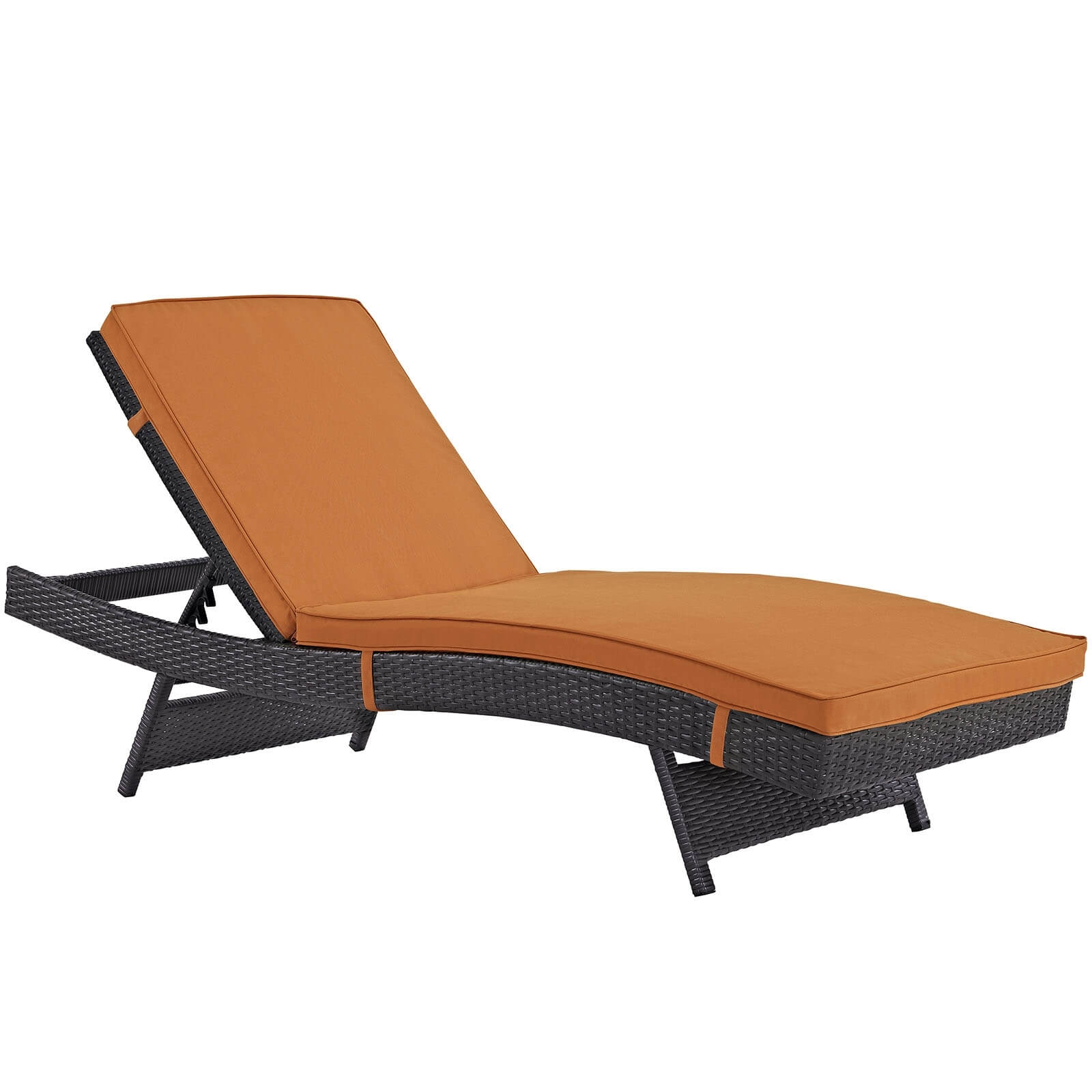 Convene Outdoor Patio Synthetic Rattan Weave Chaise