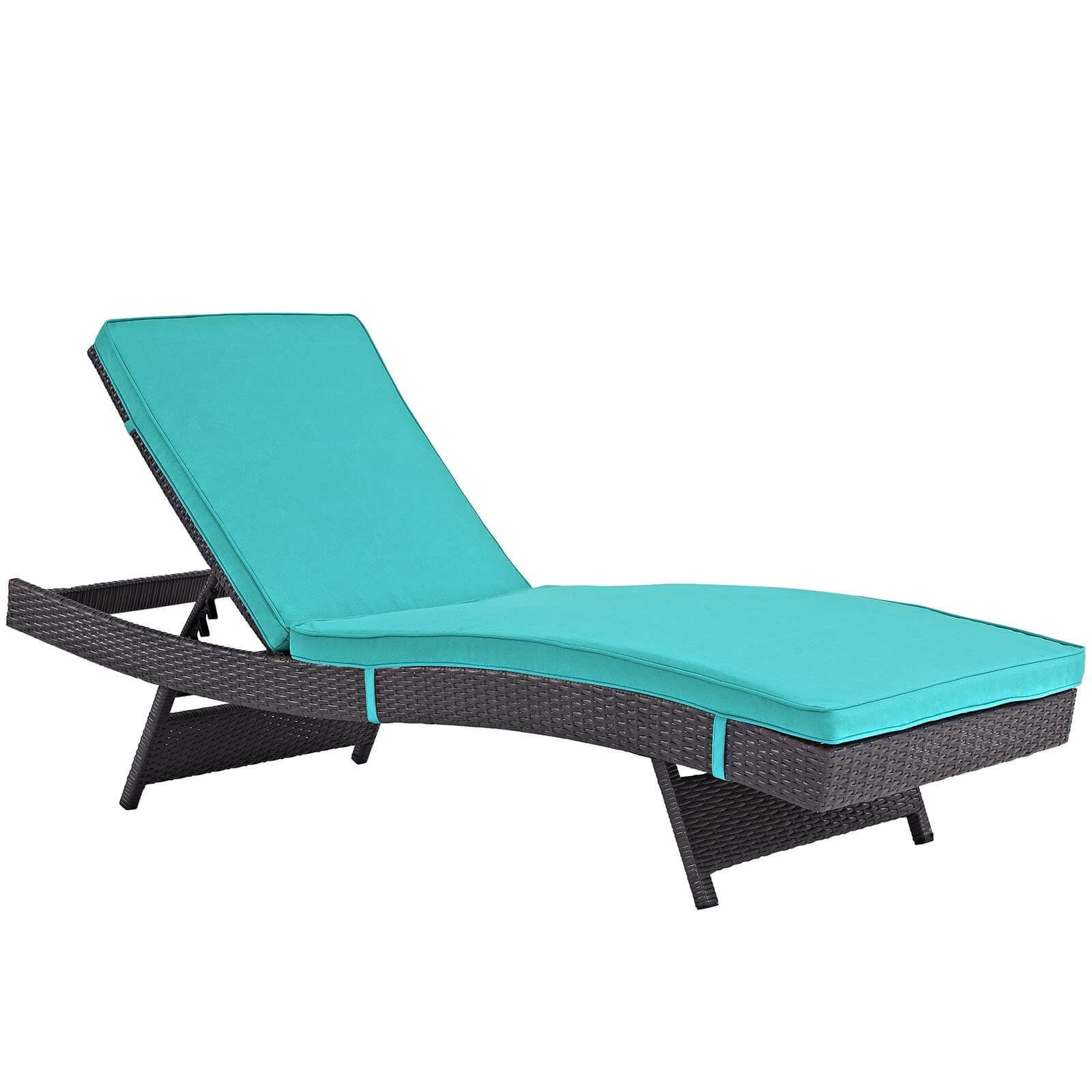 Convene Outdoor Patio Synthetic Rattan Weave Chaise
