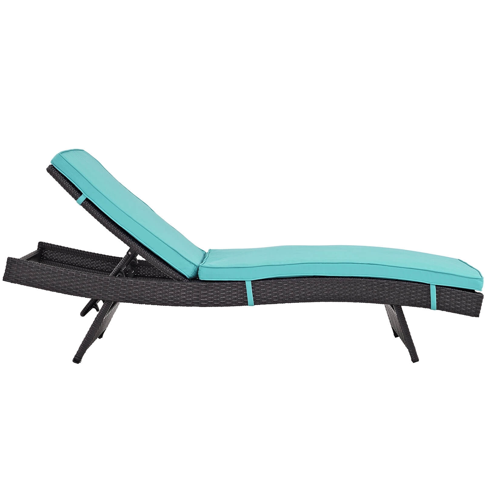 Convene Outdoor Patio Synthetic Rattan Weave Chaise