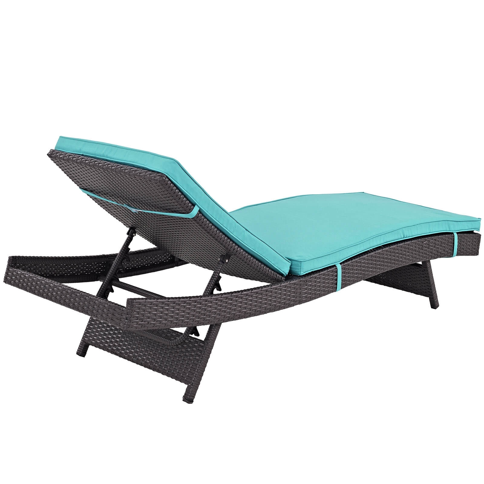 Convene Outdoor Patio Synthetic Rattan Weave Chaise