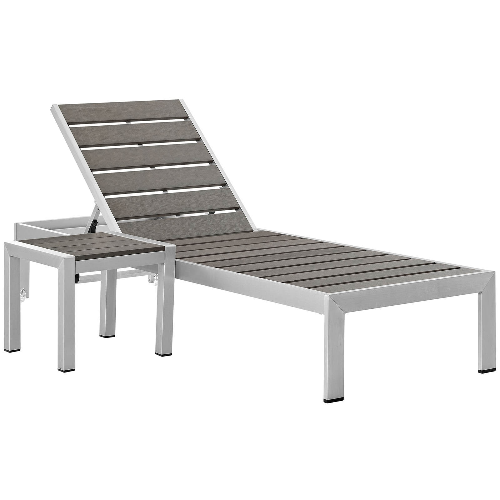 Shore 2-Pc Outdoor Patio Aluminum Set, Composition 1