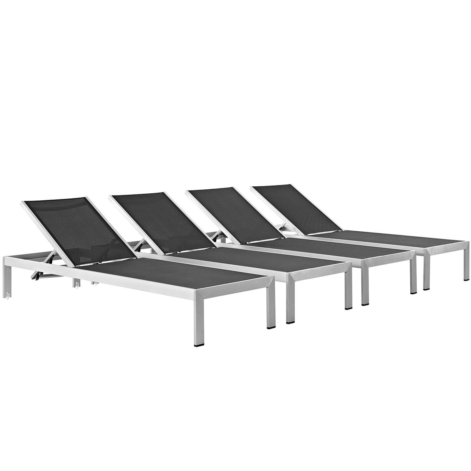 Shore Outdoor Patio Aluminum Chaise