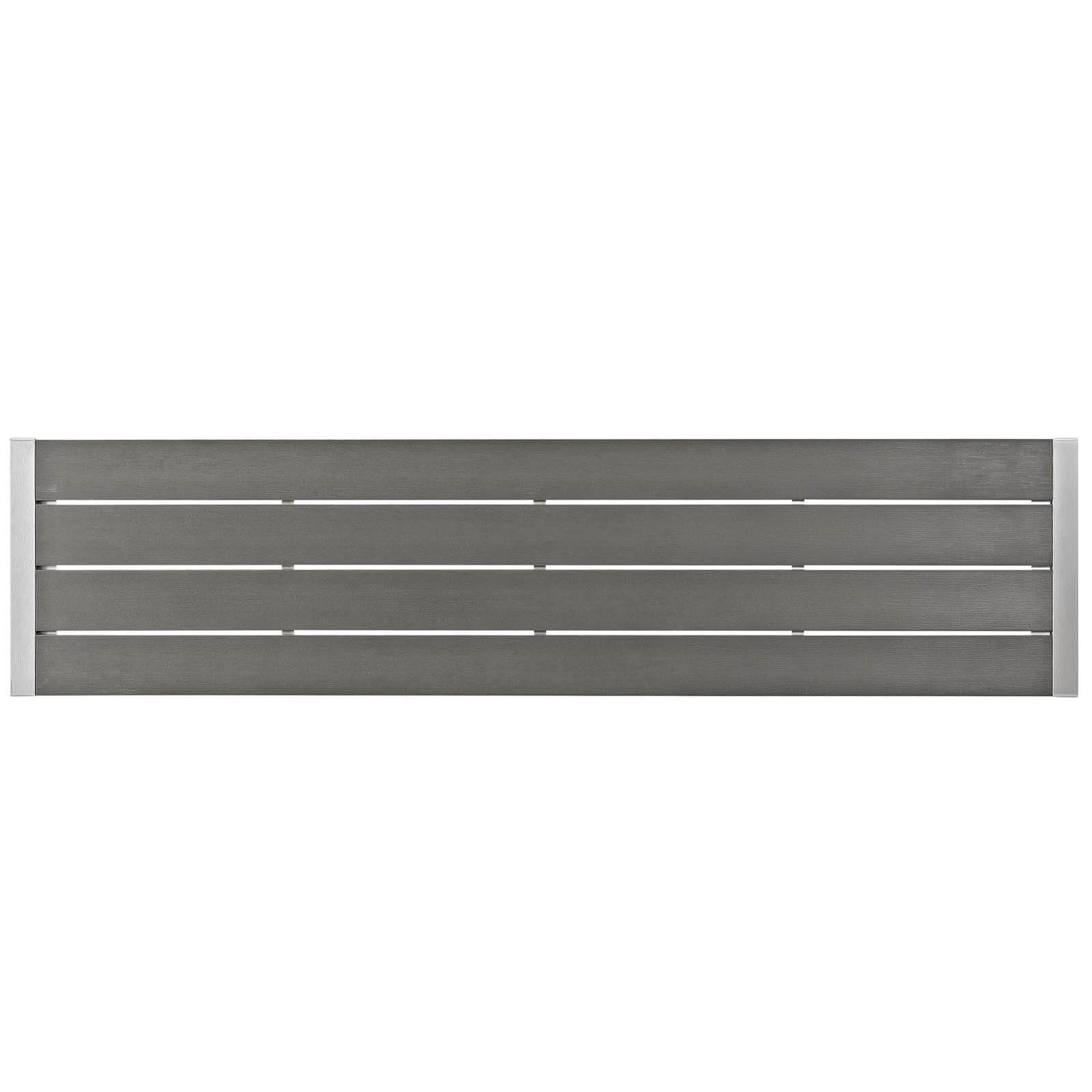 Shore 3-Pc Outdoor Patio Aluminum Dining Set