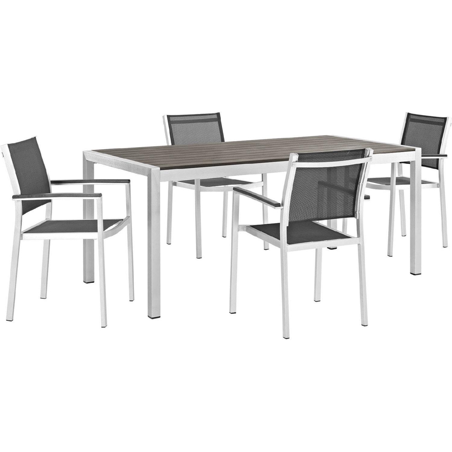 Shore 5-Pc Outdoor Patio Dining Set