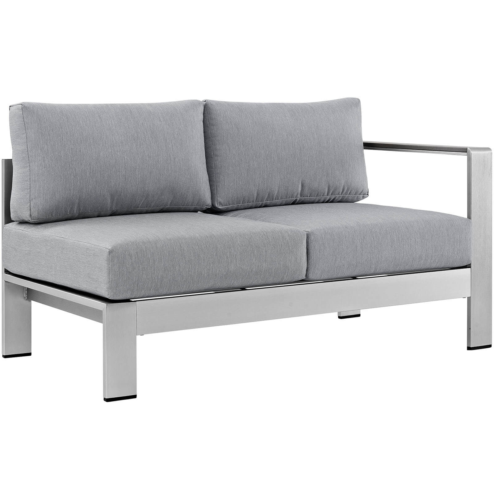 Shore 6-Pc Outdoor Patio Aluminum Sectional Sofa Set, Composition 2