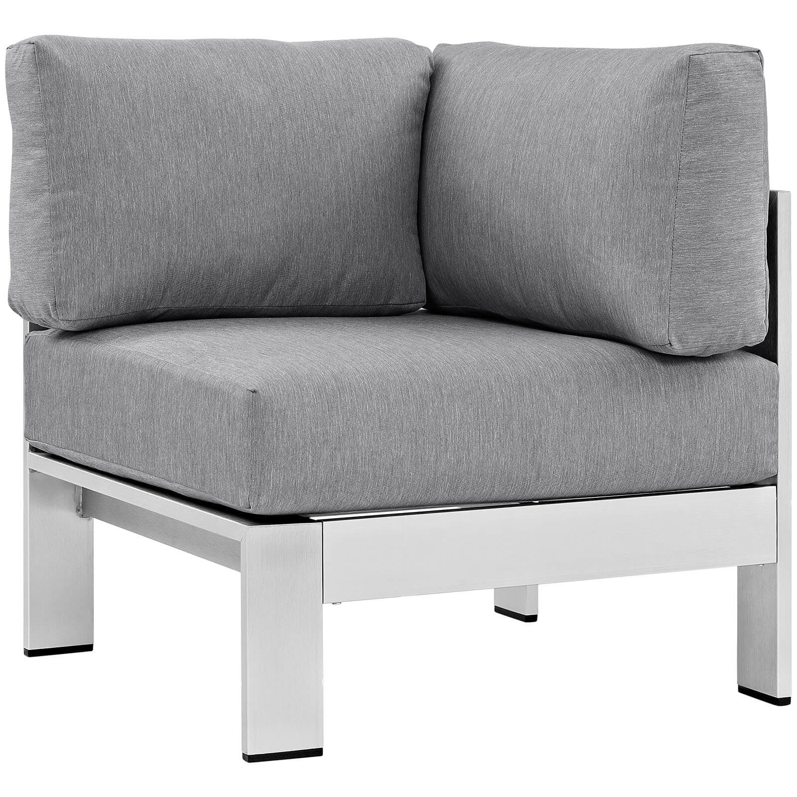 Shore 4-Pc Outdoor Patio Aluminum Sectional Sofa Set, Composition 1