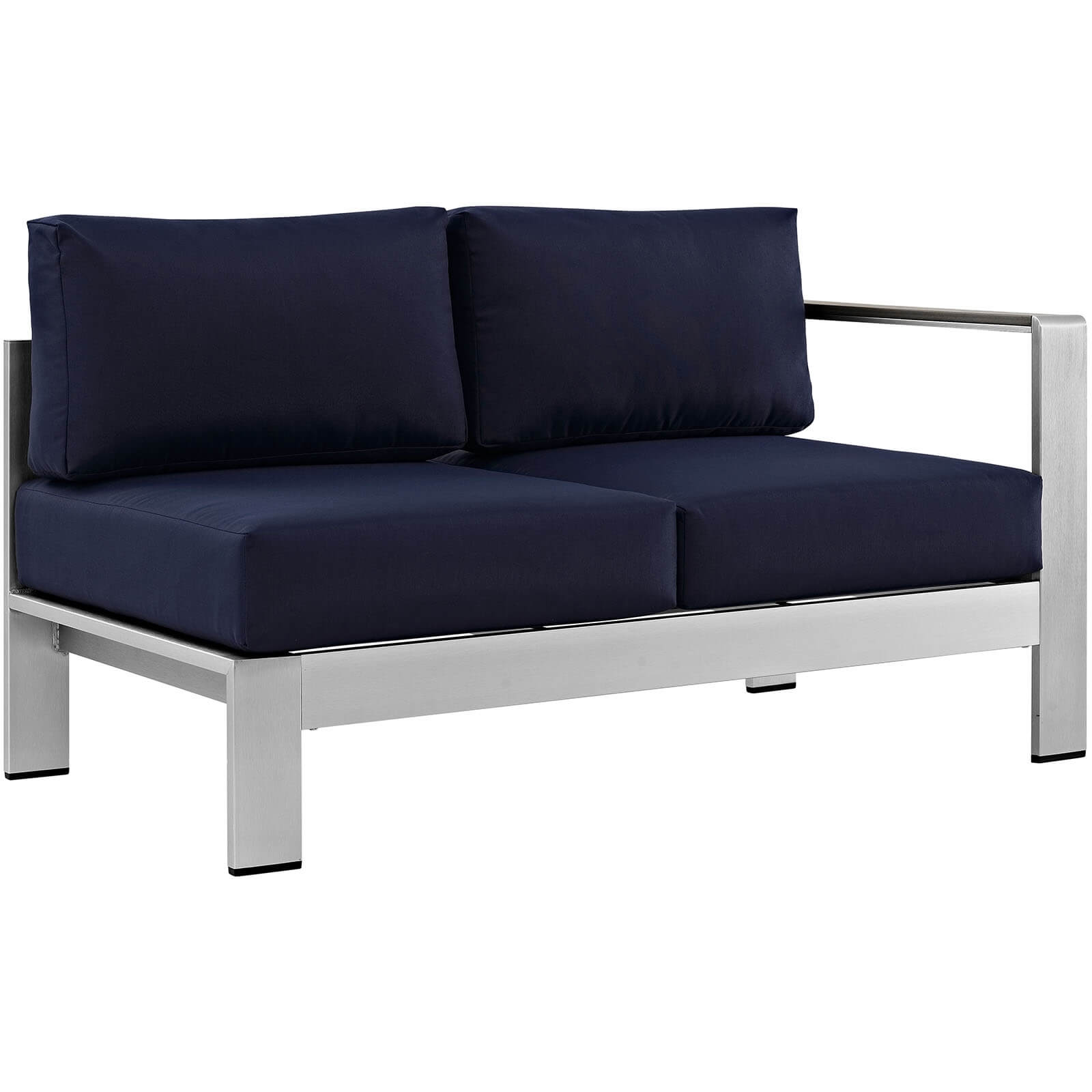 Shore 6-Pc Outdoor Patio Aluminum Sectional Sofa Set, Composition 2