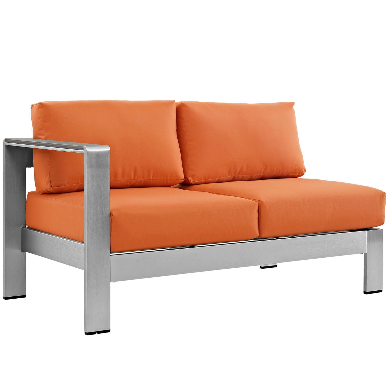 Shore 4-Pc Outdoor Patio Aluminum Sectional Sofa Set, Composition 1