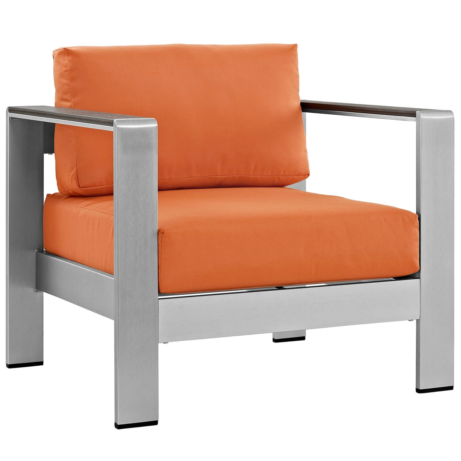 Shore 4-Pc Outdoor Patio Aluminum Sectional Sofa Set, Composition 1