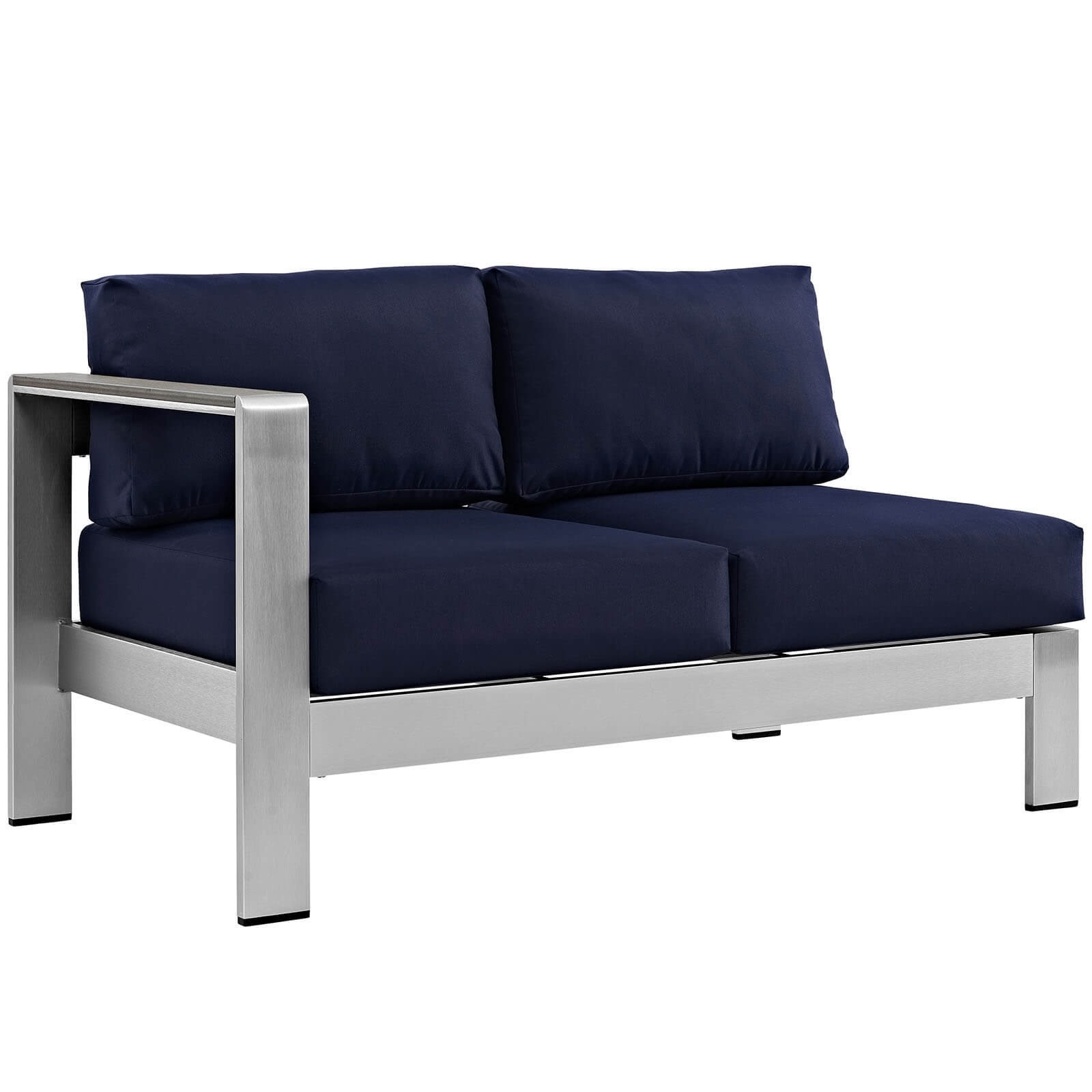 Shore 5-Pc Outdoor Patio Aluminum Sectional Sofa Set, Composition 2