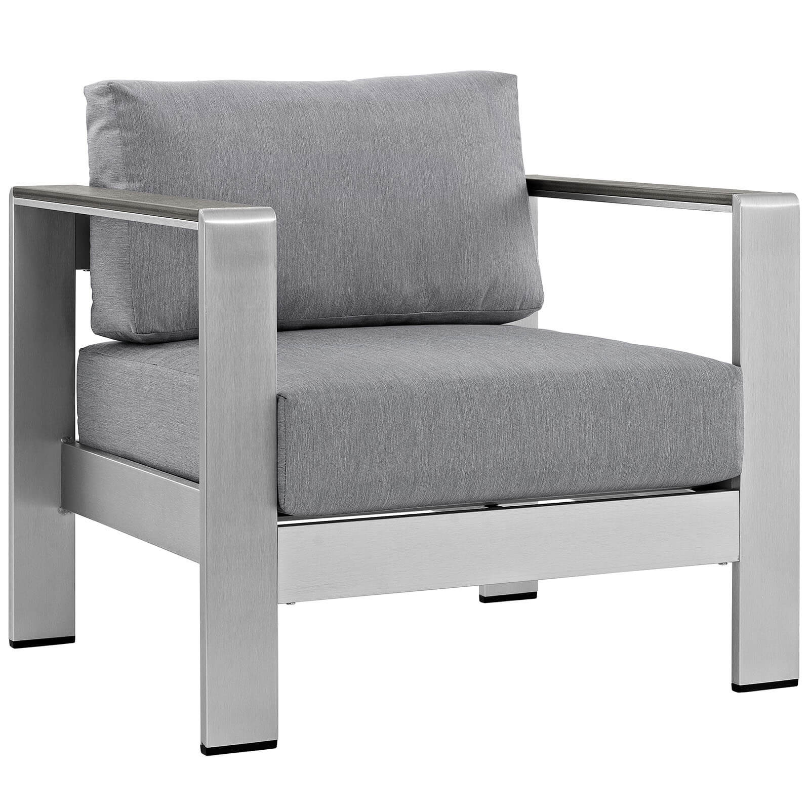 Shore 4-Pc Outdoor Patio Aluminum Sectional Sofa Set, Composition 2