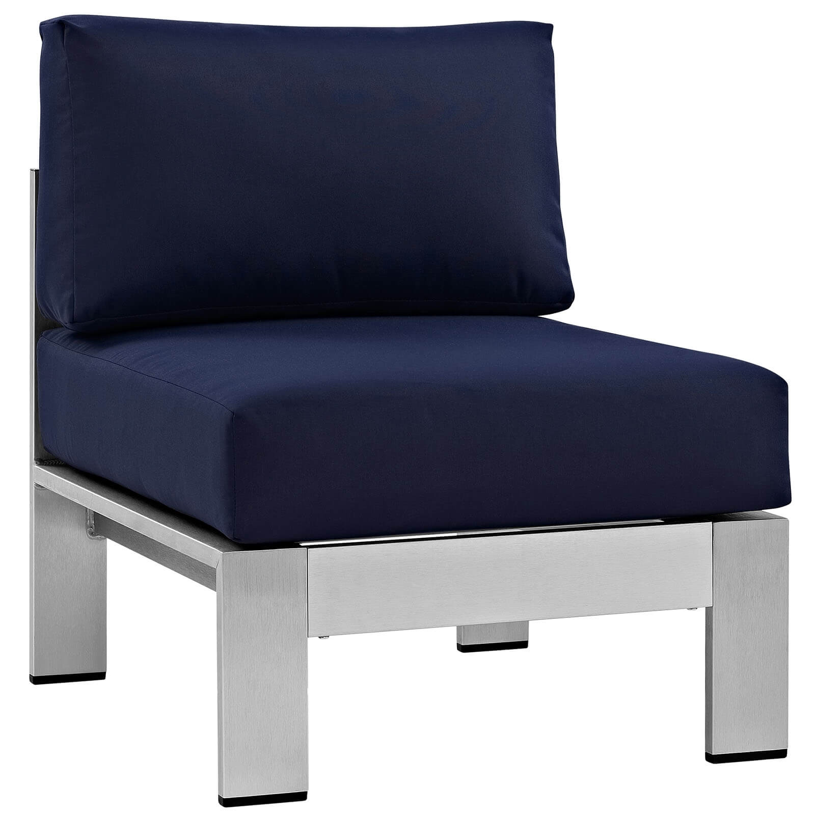 Shore 4-Pc Outdoor Patio Aluminum Sectional Sofa Set, Composition 2
