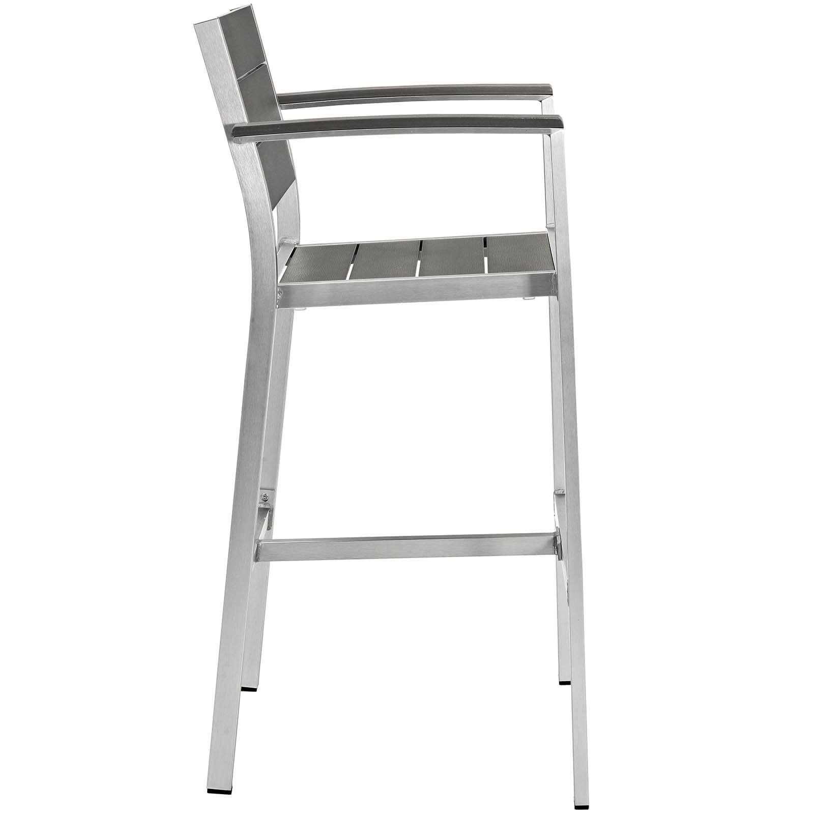 Shore 5-Pc Outdoor Patio Aluminum Dining Set