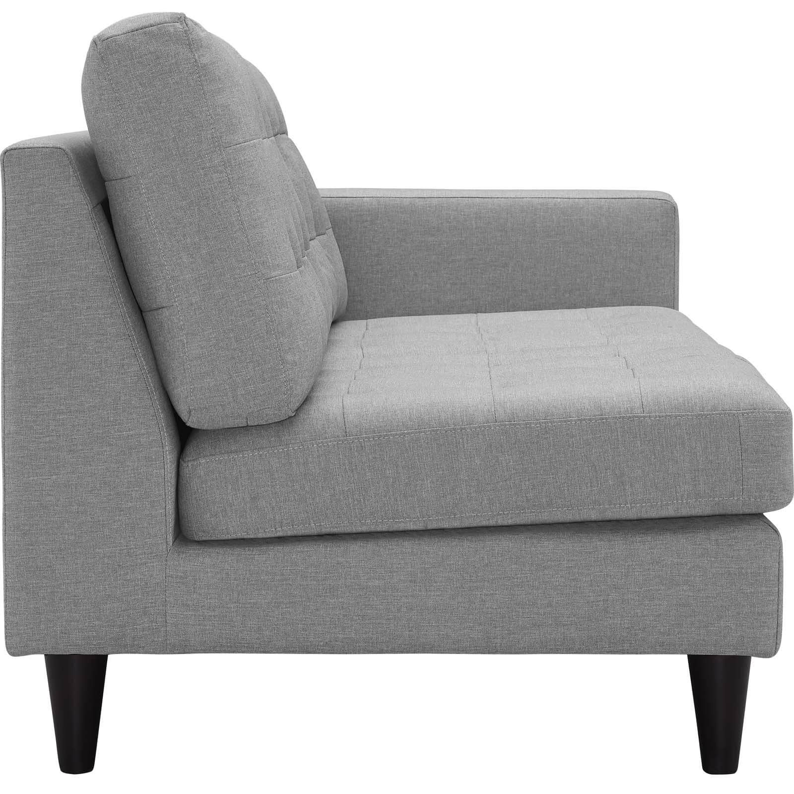 oatmeal fabric upholstery, wood, light blue