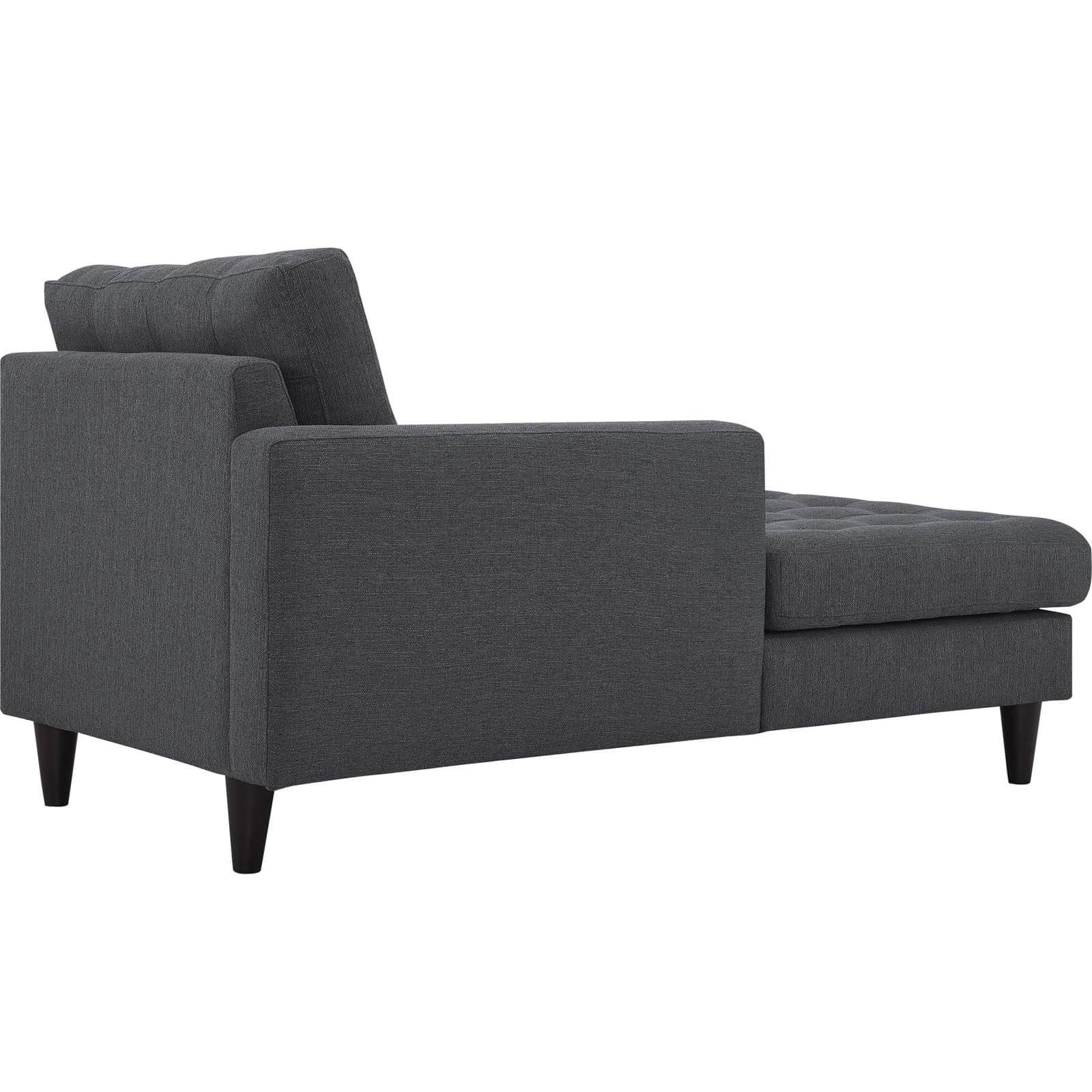 Empress Upholstered Fabric Left-Arm Chaise