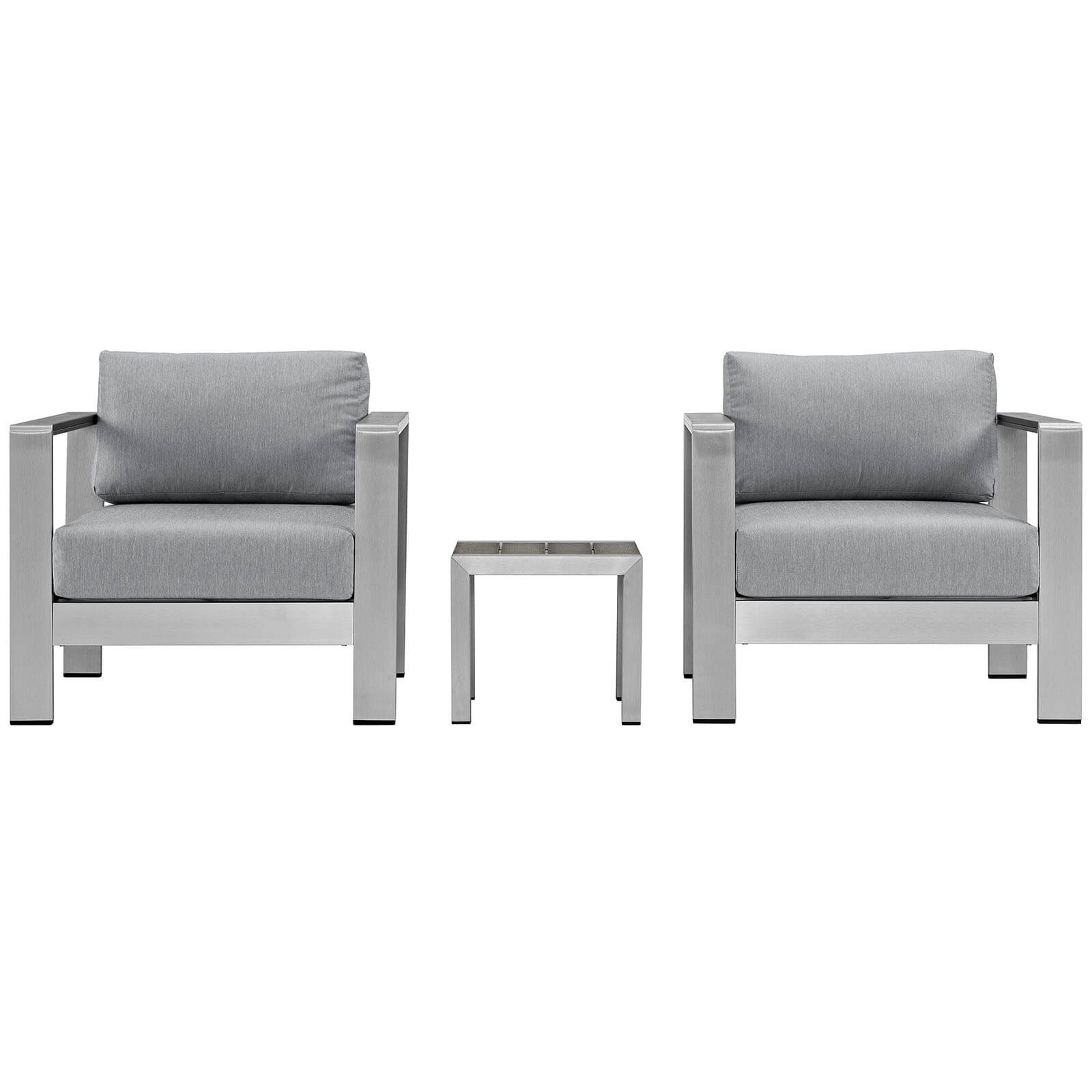 Shore 3-Pc Outdoor Patio Aluminum Set, Composition 2