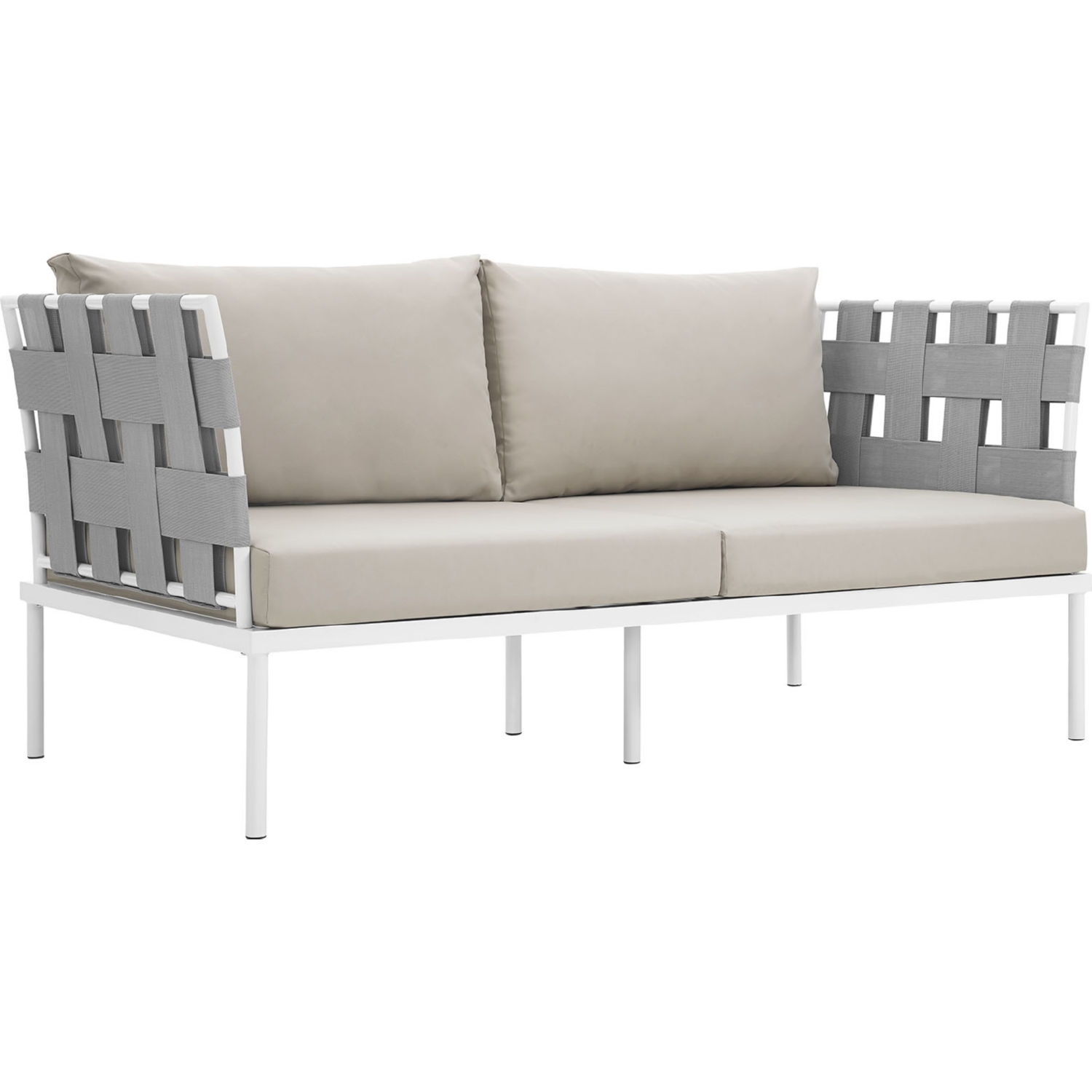 Harmony Outdoor Patio Aluminum Loveseat